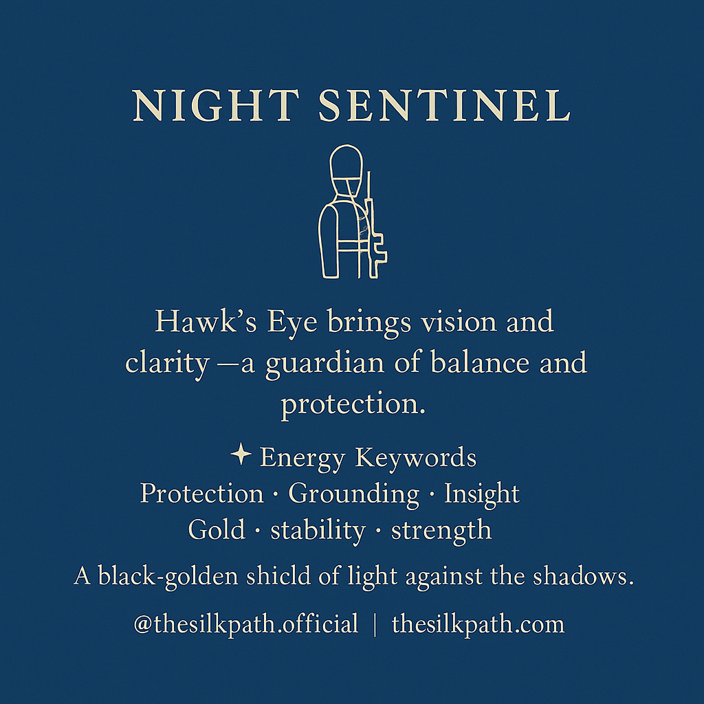 Sentinel Night Blue Tiger Eye Grounding Bracelet