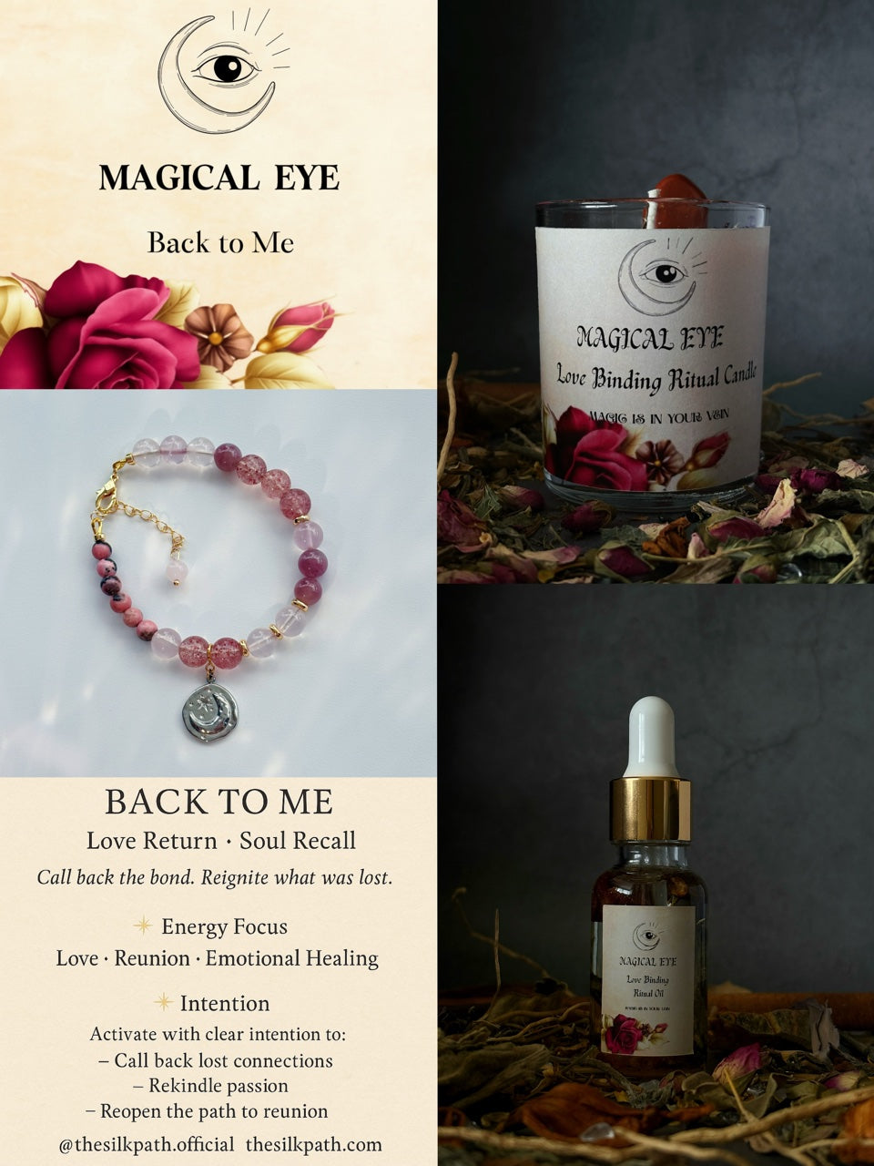 Return To Me Binding Crystal Candle