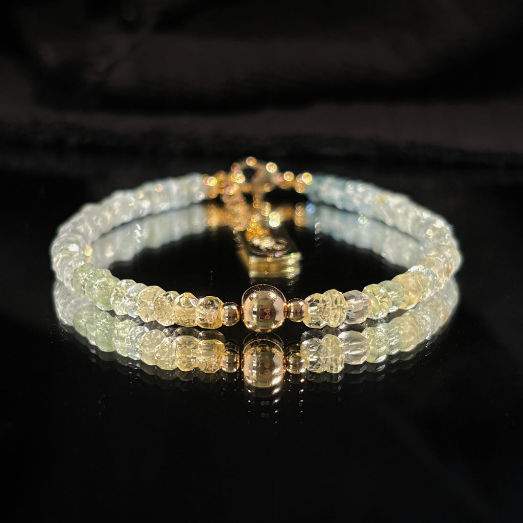 Bound by Light Eternal Vow Morganite Couple Bracelets