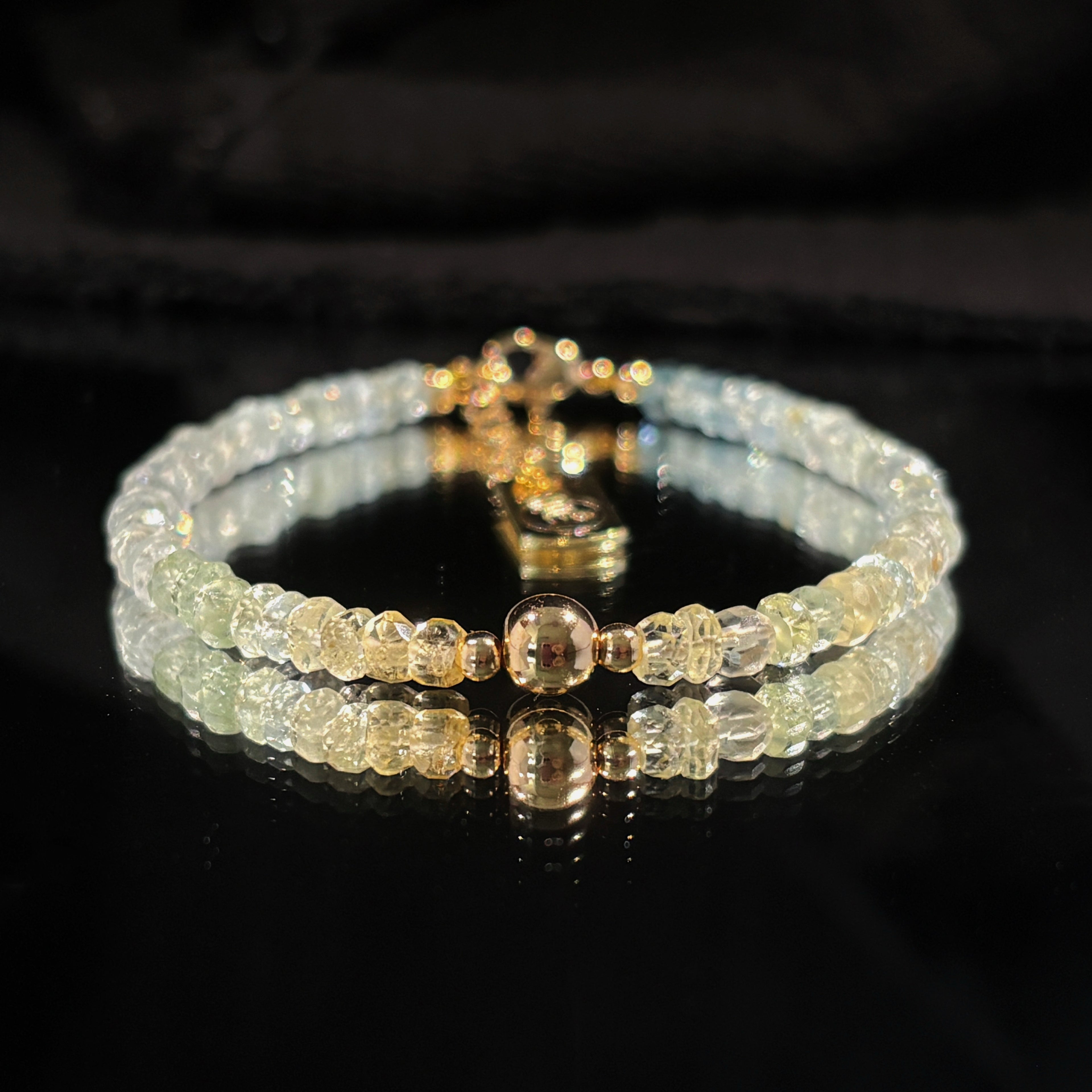 Bound by Light Eternal Vow Morganite Couple Bracelets