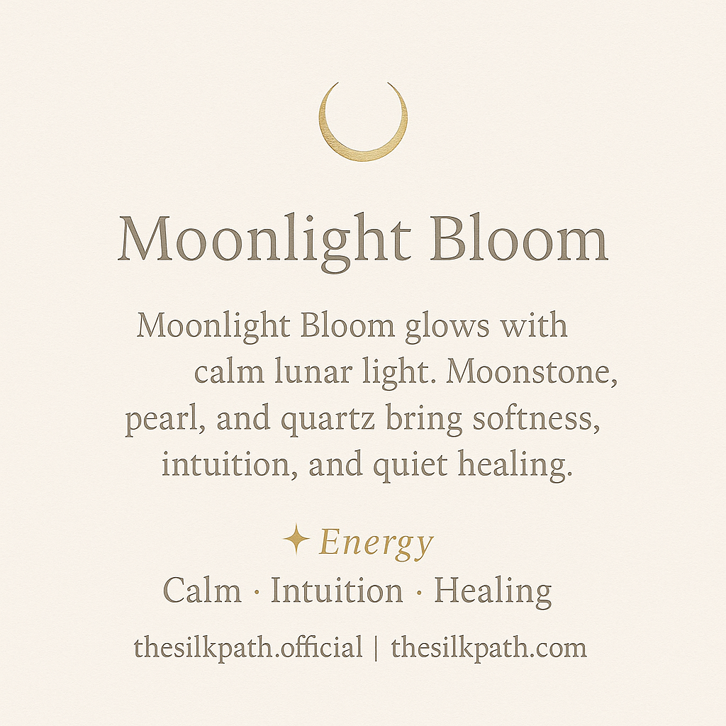 Healing Series Moonlight Bloom Moonstone Pearl Quartz Feminine Energy Bracelet