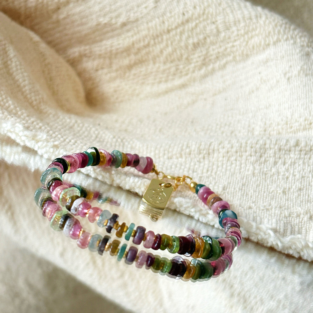 Fragments Of Silk Tourmaline Gentle Transformation Bracelet