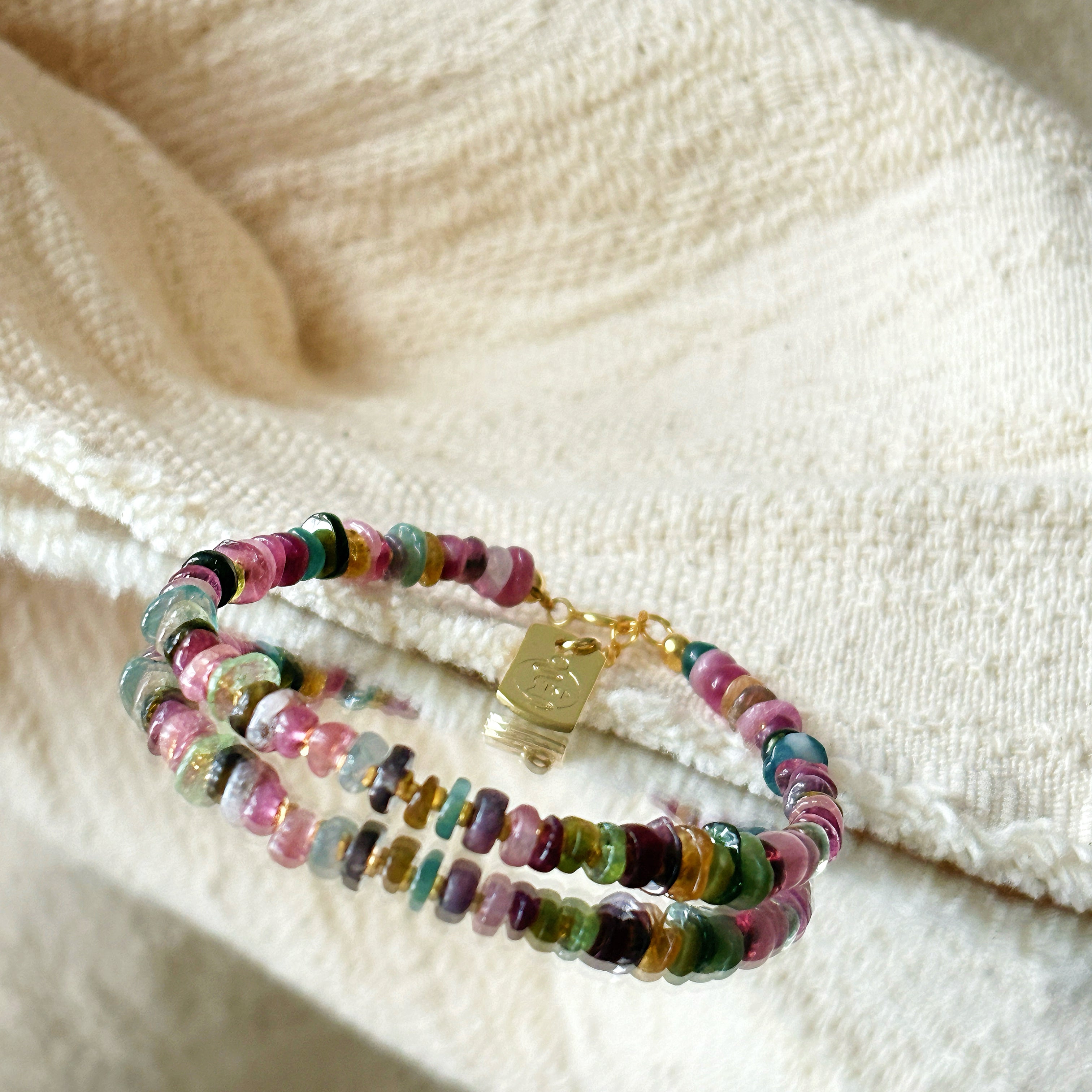 Fragments Of Silk Tourmaline Gentle Transformation Bracelet