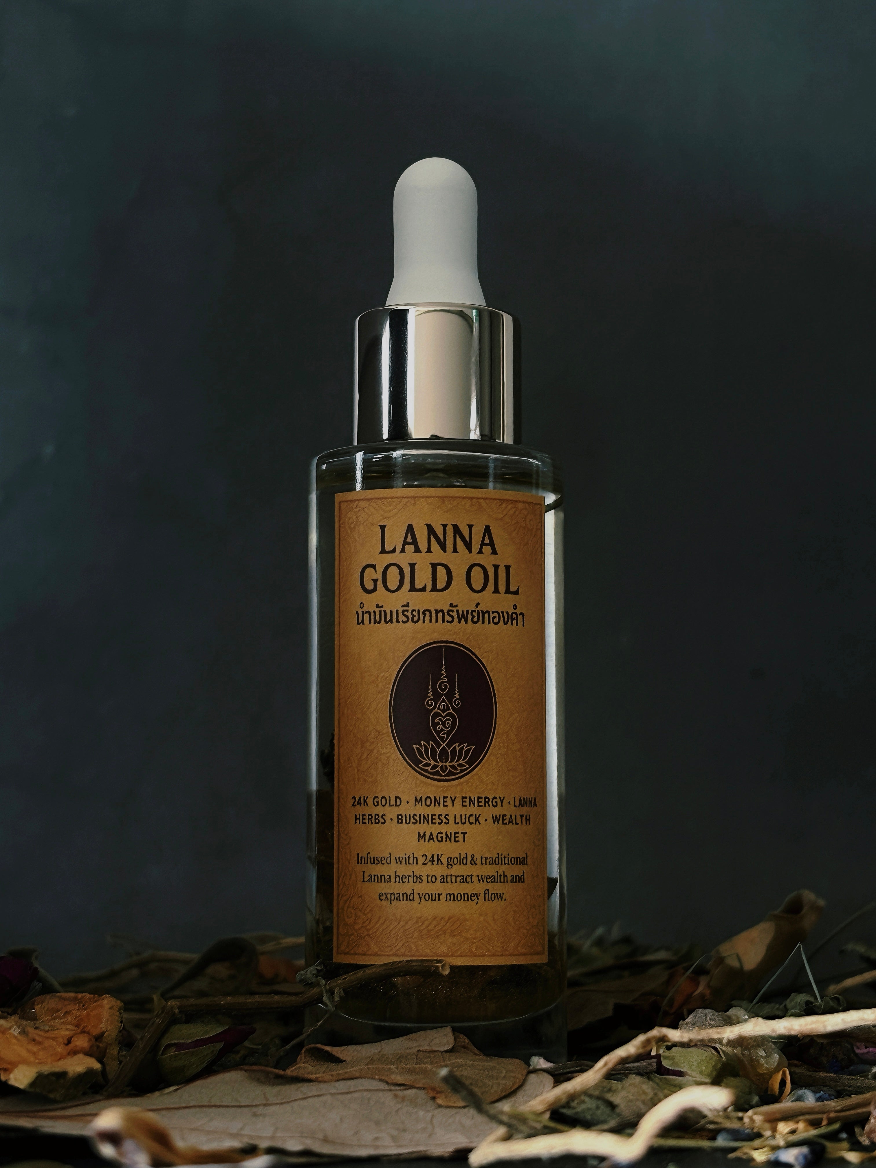 Lanna Gold Abundance Growth Ritual Oil