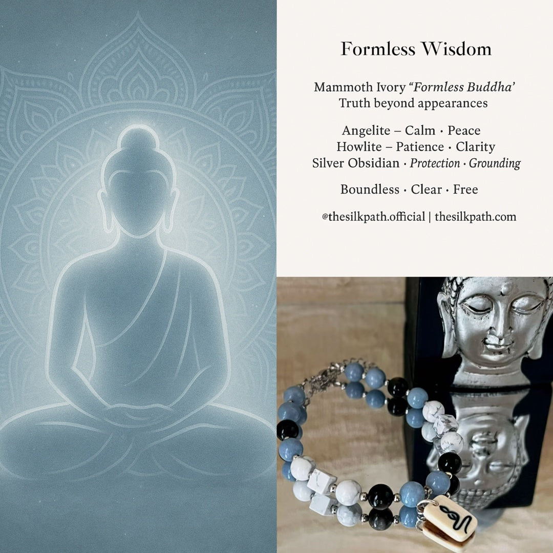 Formless Buddha Angeline Howlite Limitless Self bracelet