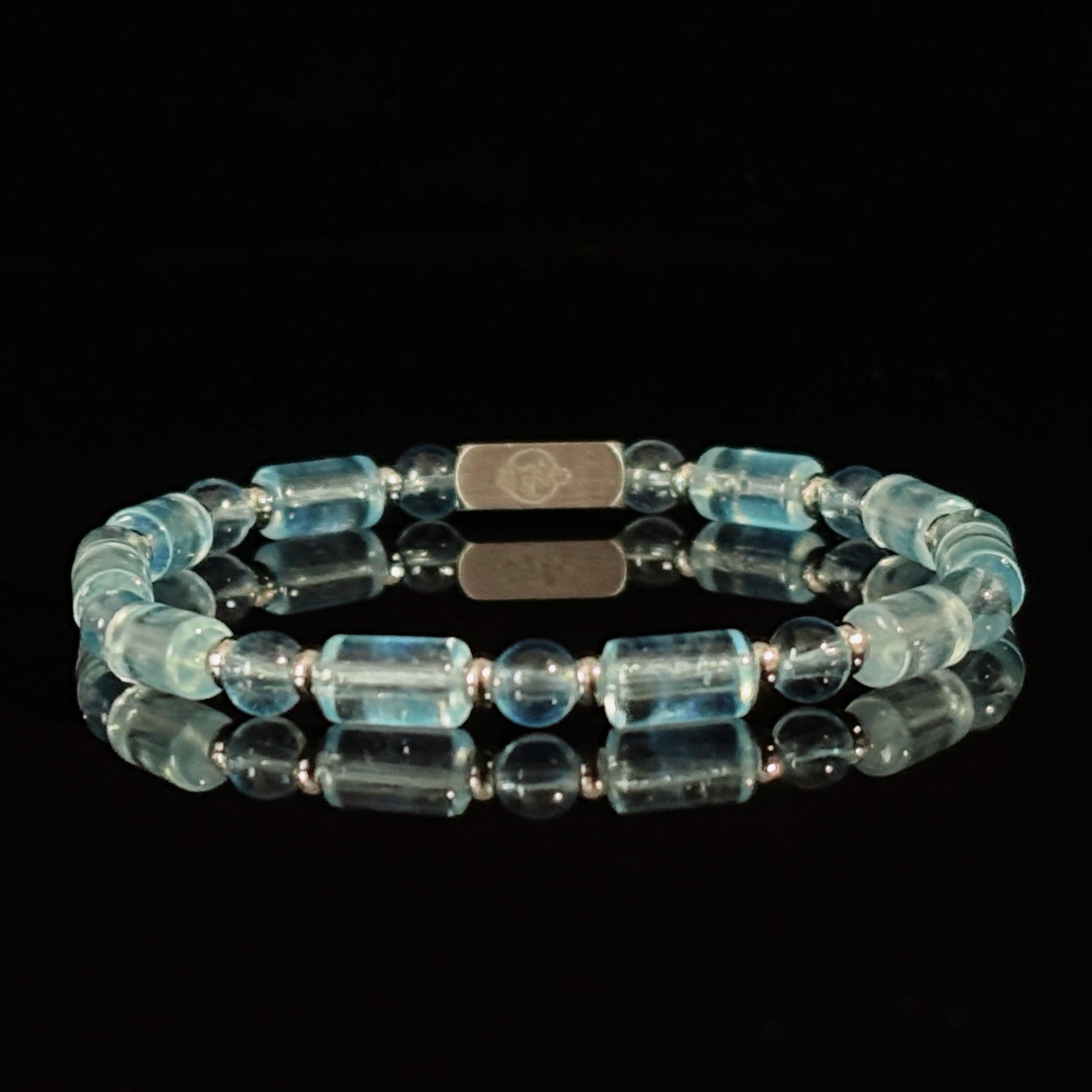 Healing Series Blue Axis Aquamarine Calm Bracelet