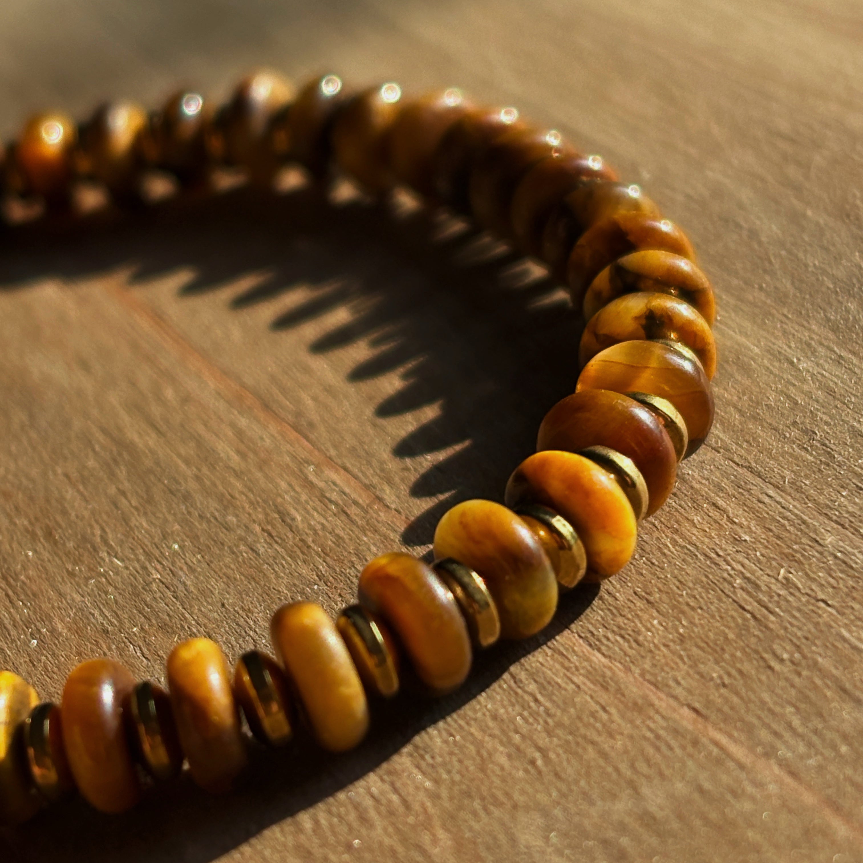 Sentinel Tiger Eye Bracelet Solar Balance Vitality