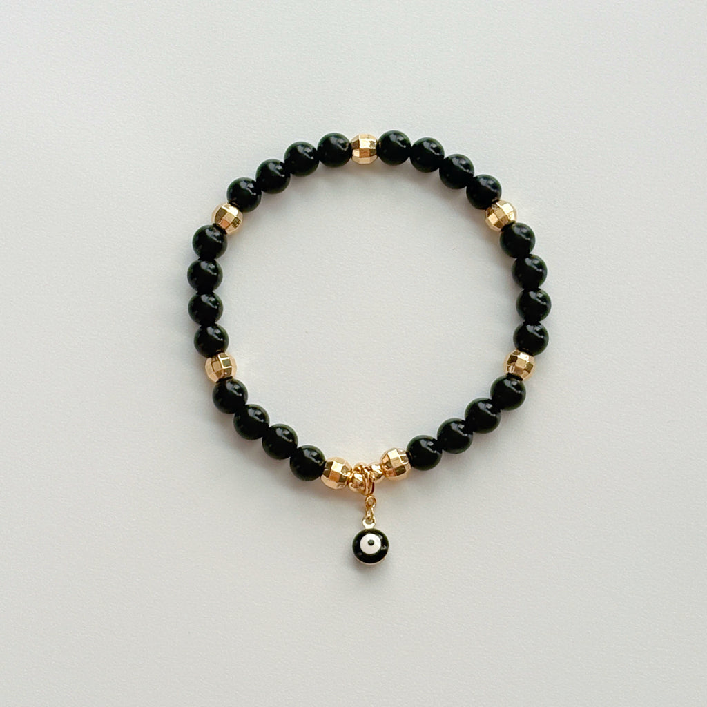 Black Eye Guard Obsidian Evil Eye Bracelet