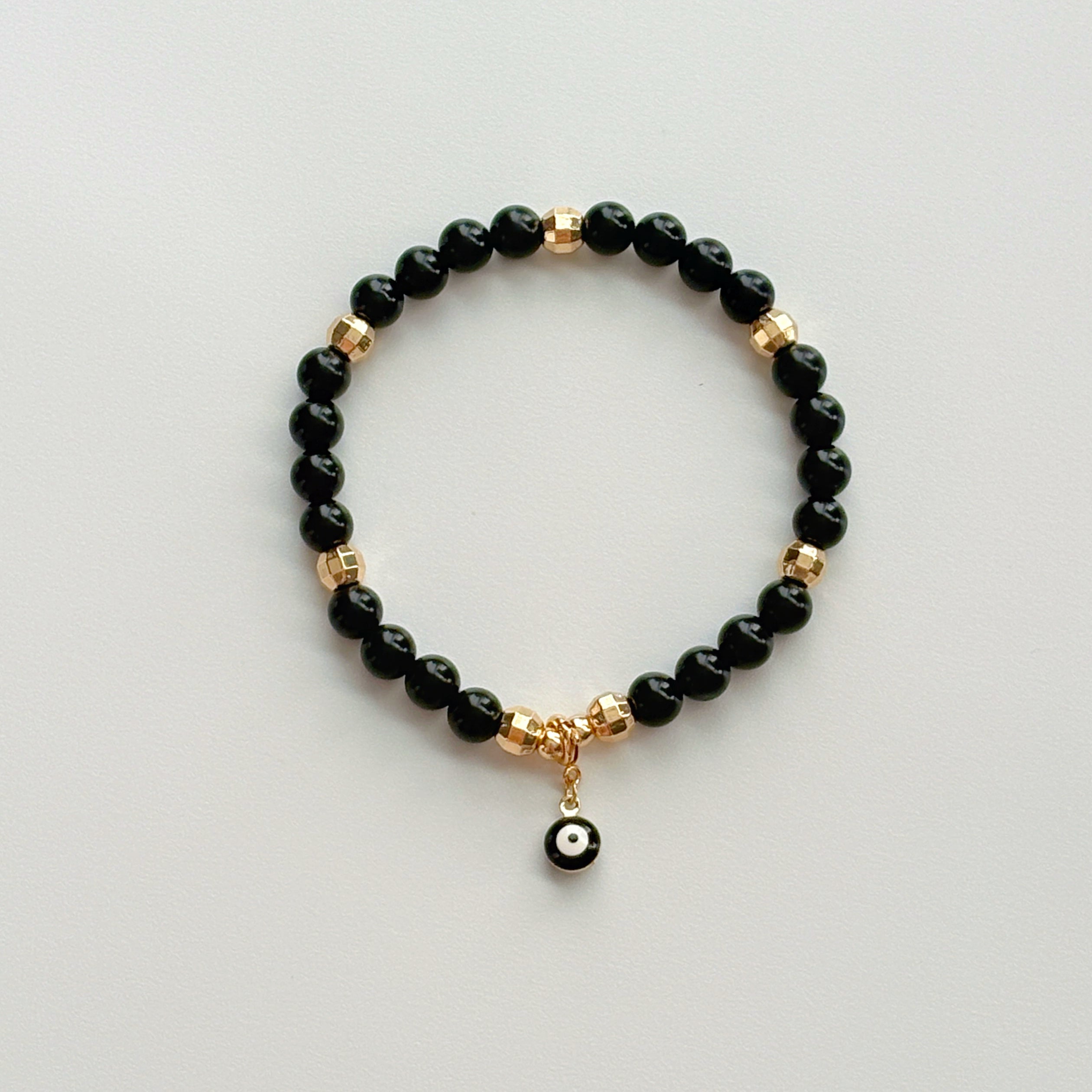 Black Eye Guard Obsidian Evil Eye Bracelet