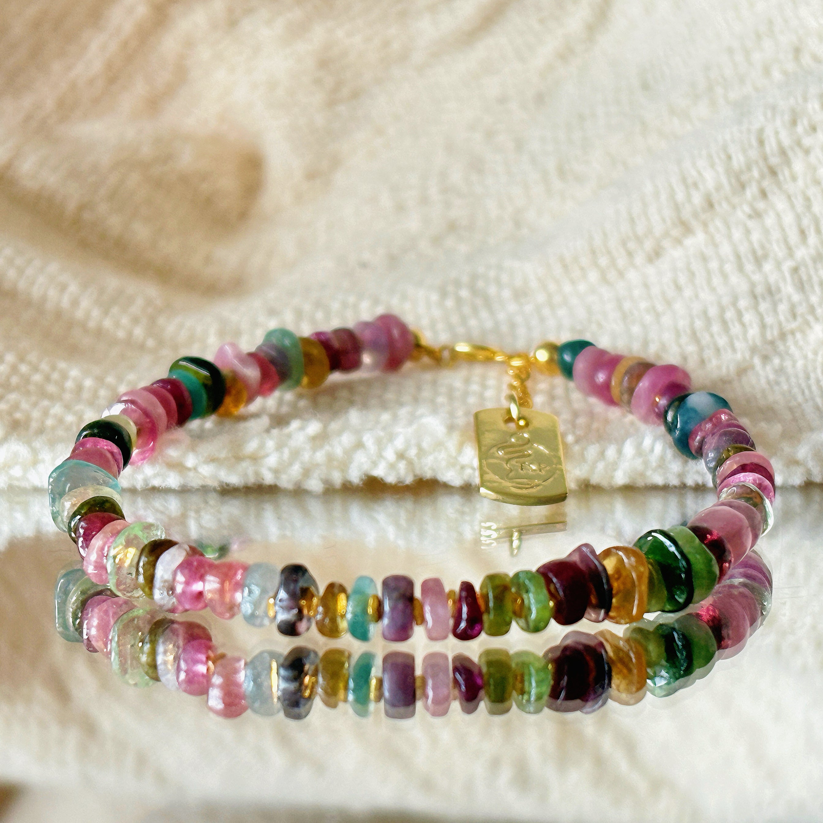 Fragments Of Silk Tourmaline Gentle Transformation Bracelet