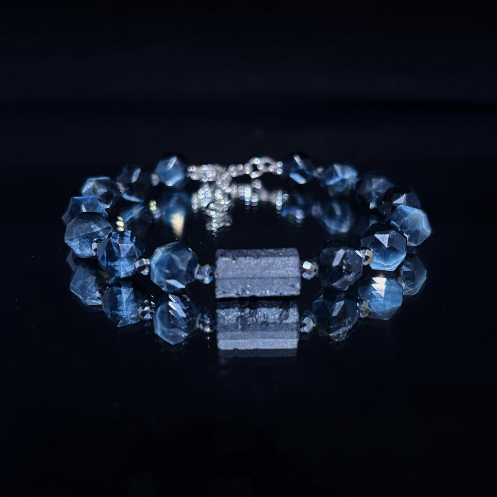 Hawk’s Oath Blue Tiger’s Eye Bracelet