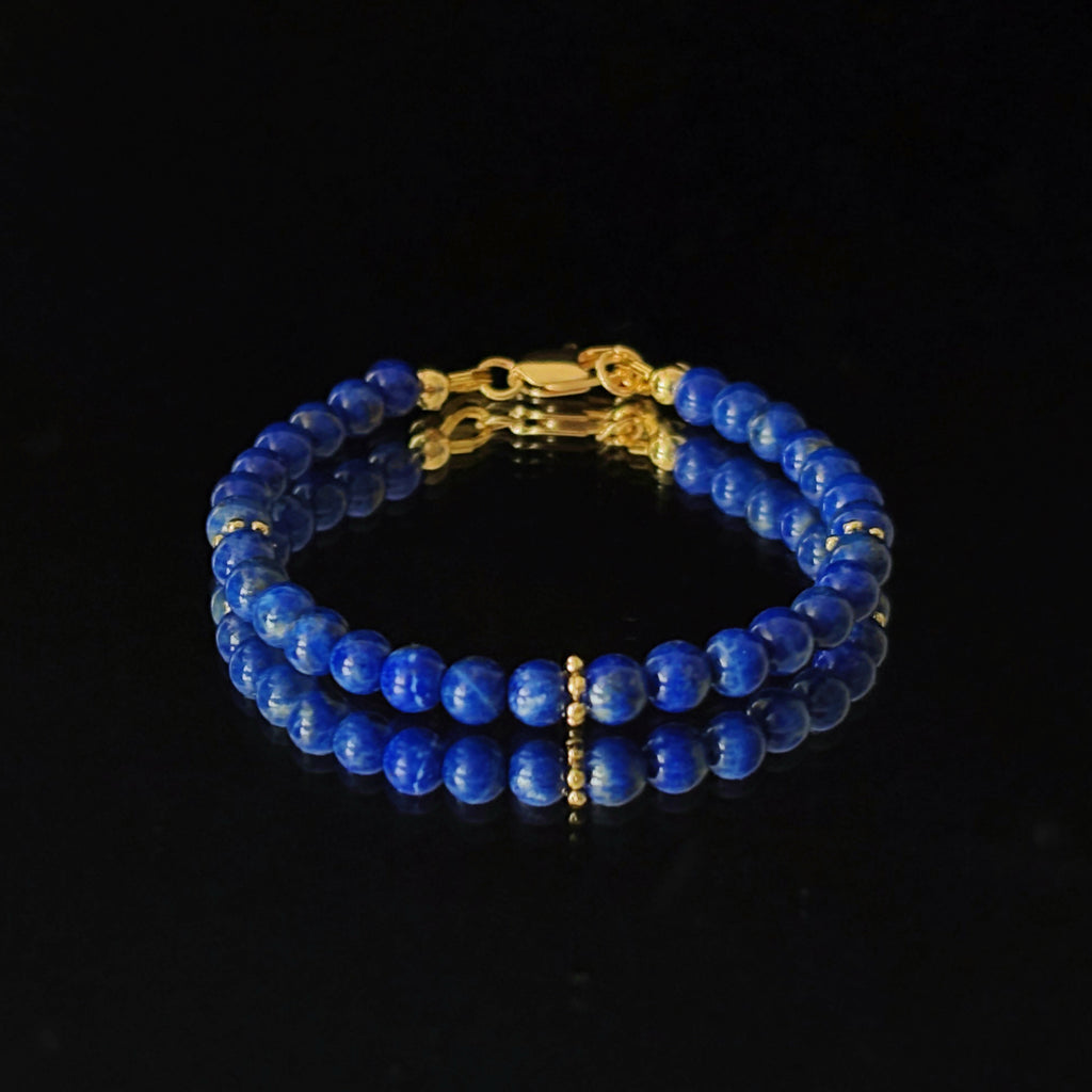 Starlit Lapis Lapis Lazuli Intuition Bracelet