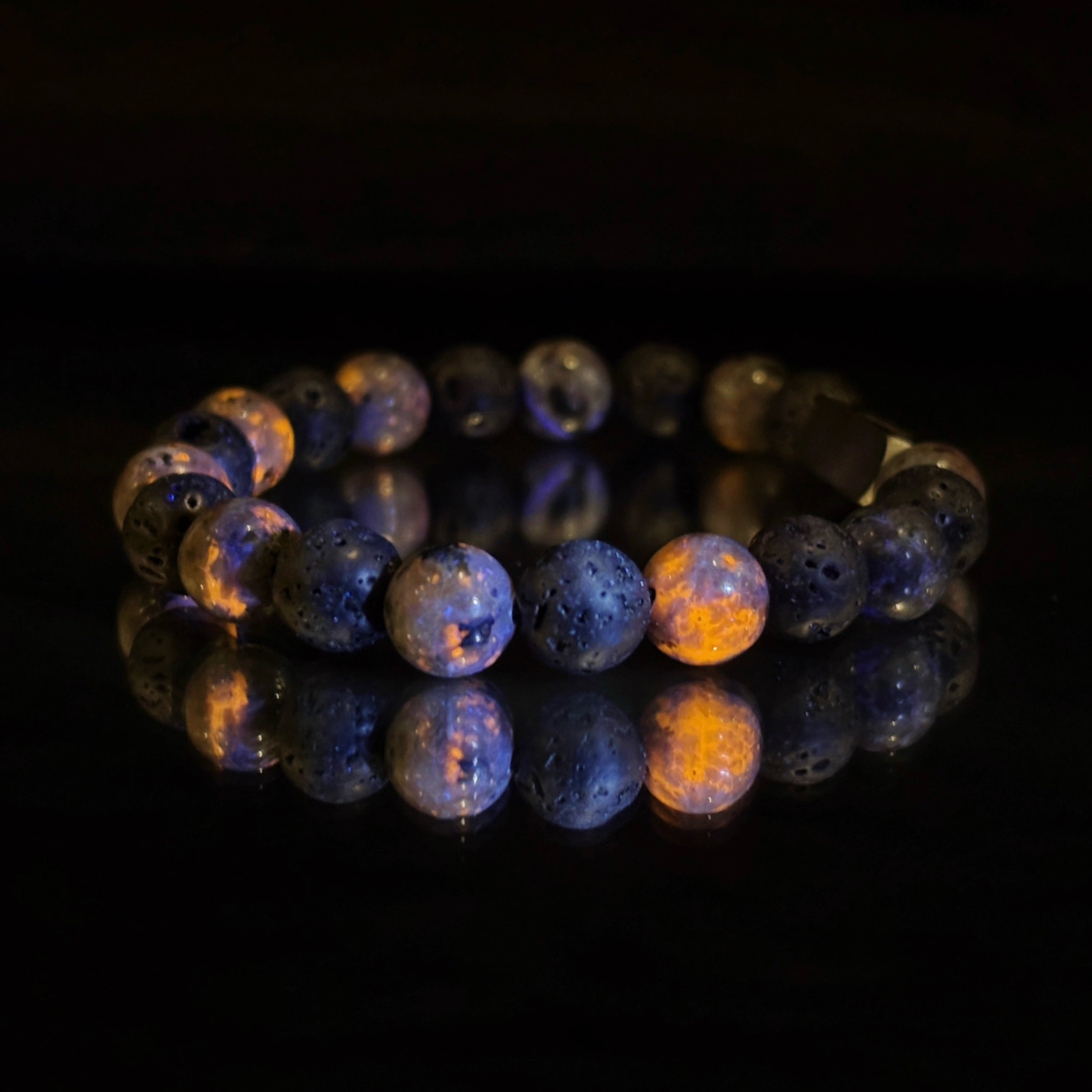 Ashkeeper Volcanic Stone Fire Quartz Willpower Bracelet