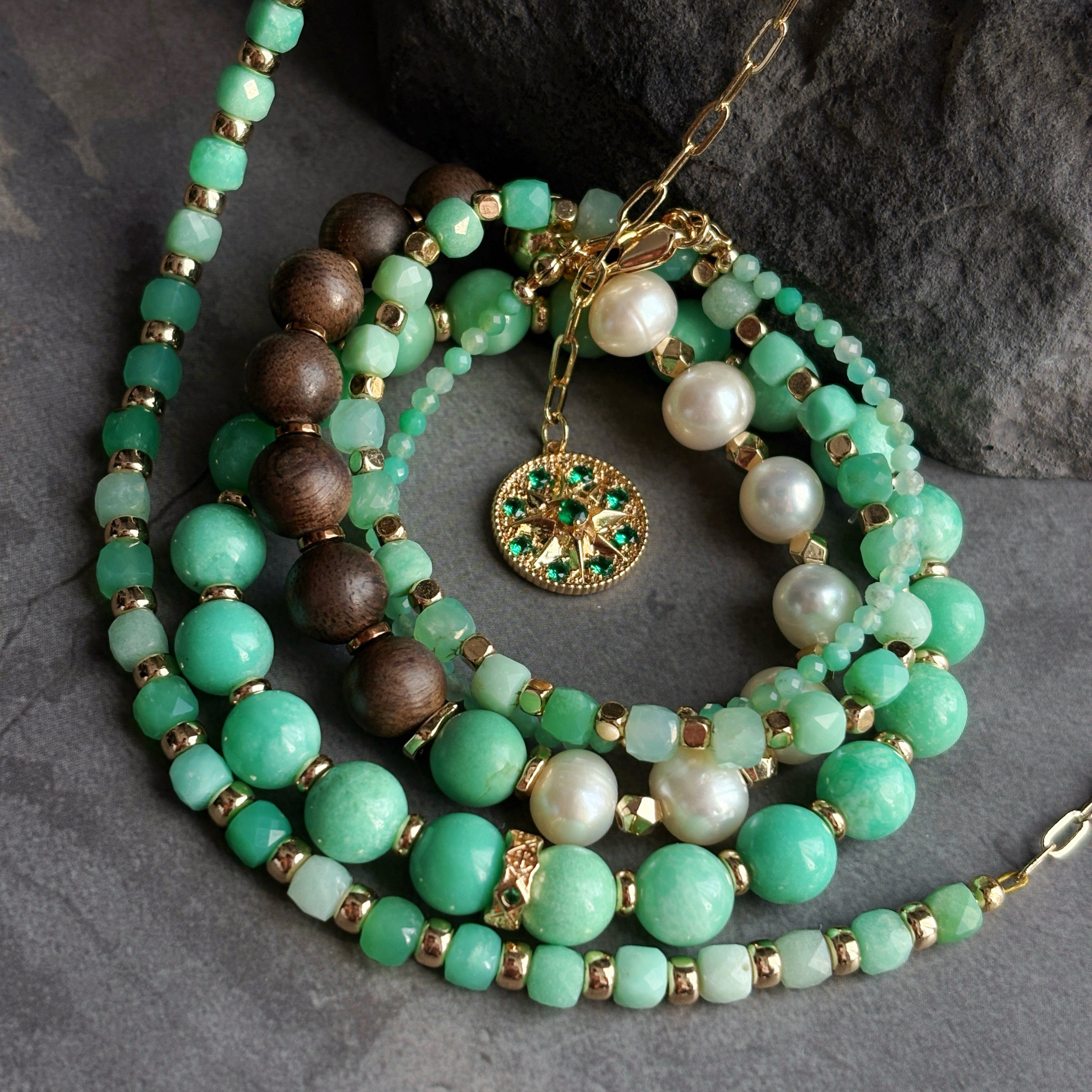 Silk Road Relic Emerald Crest Australian Jade Prosperity Bracelet