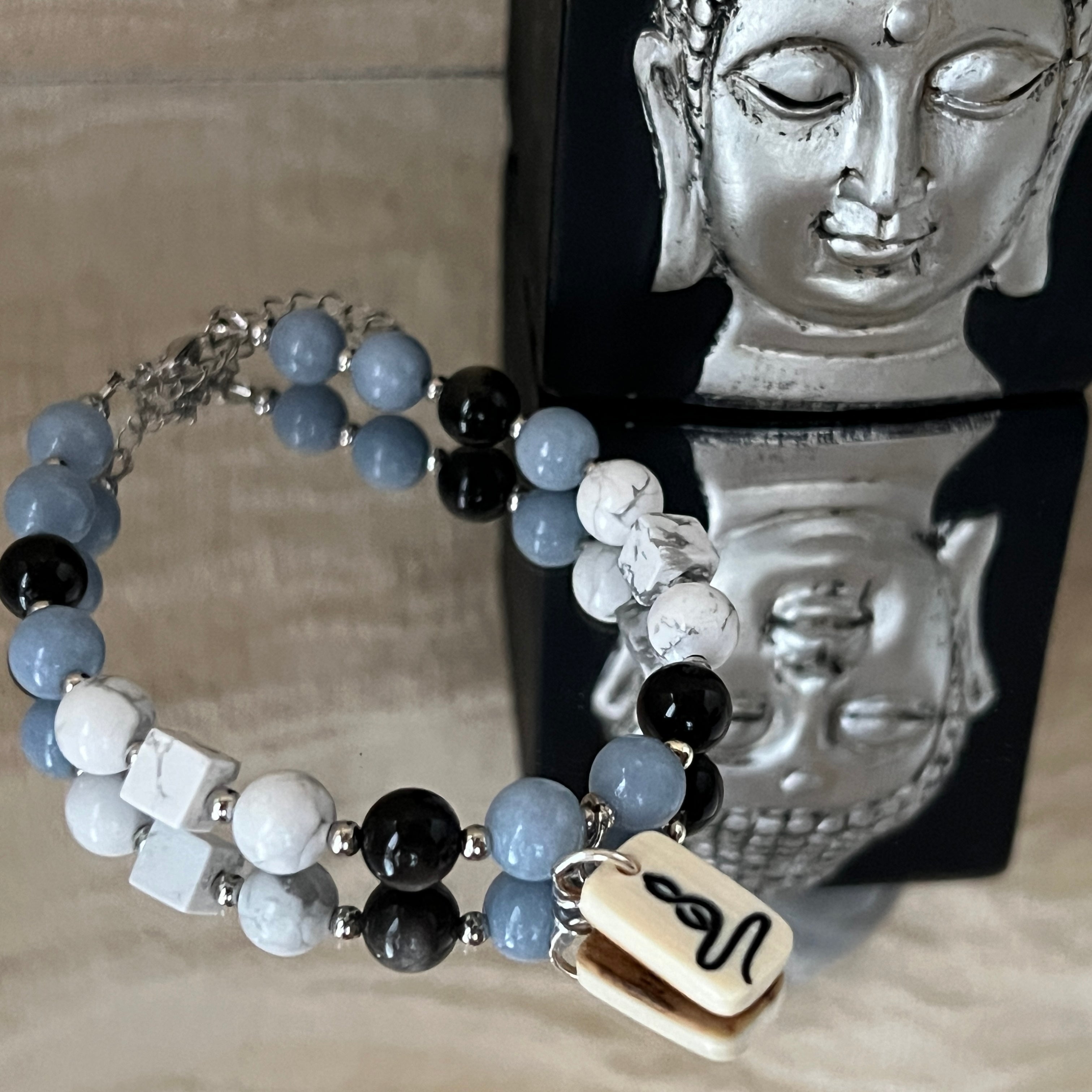 Formless Buddha Angeline Howlite Limitless Self bracelet