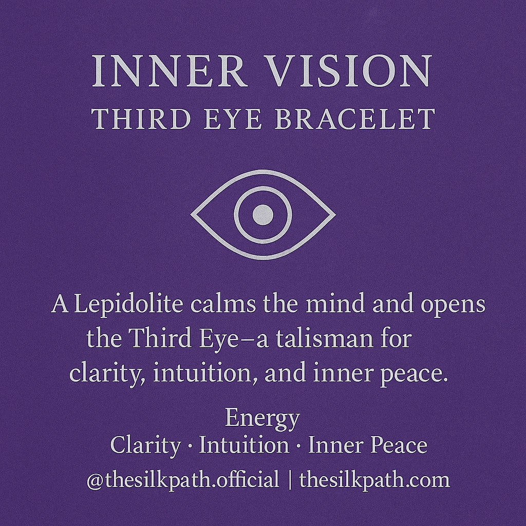 Healing Series Inner Vision Lepidolite Clarity Inner Peace Bracelet