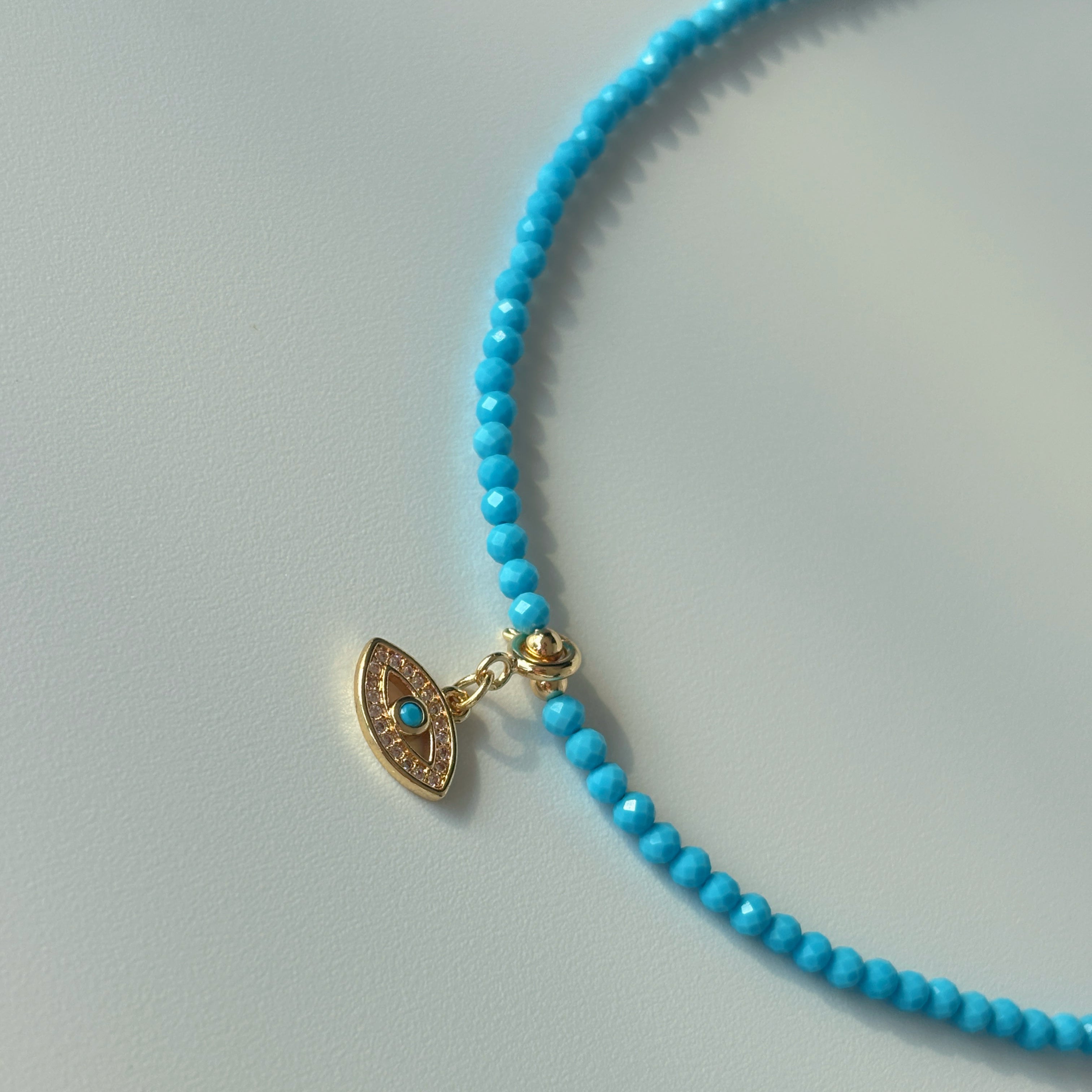 Azure Eye Howlite Evil Eye Protection Peace Balance