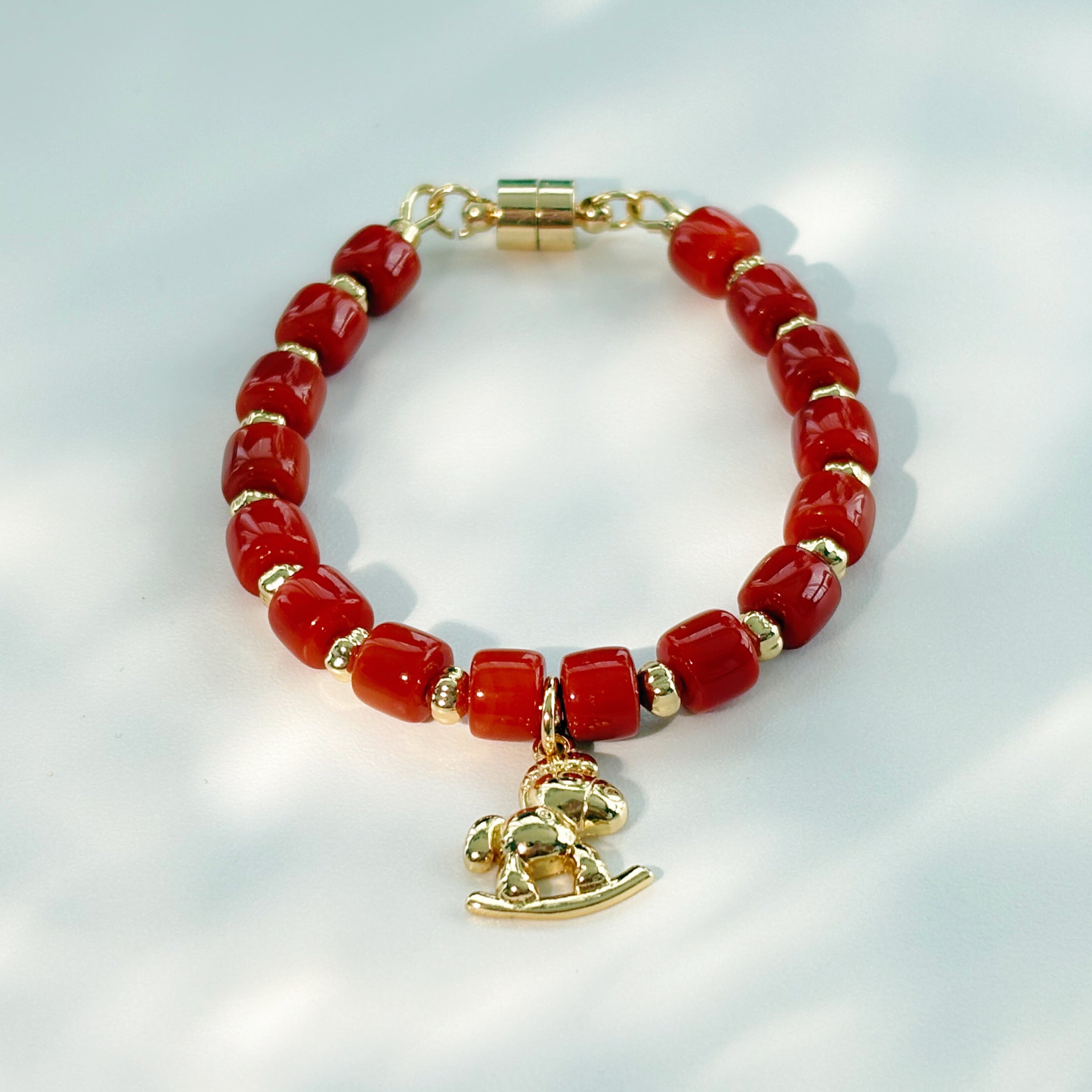 Fairy Steed Red Agate Inner Child Bracelet