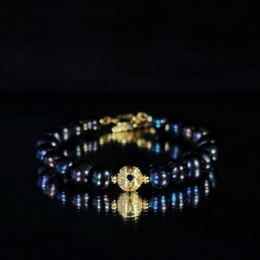 Eclipse Core Black Pearl Subtle Strength Bracelet