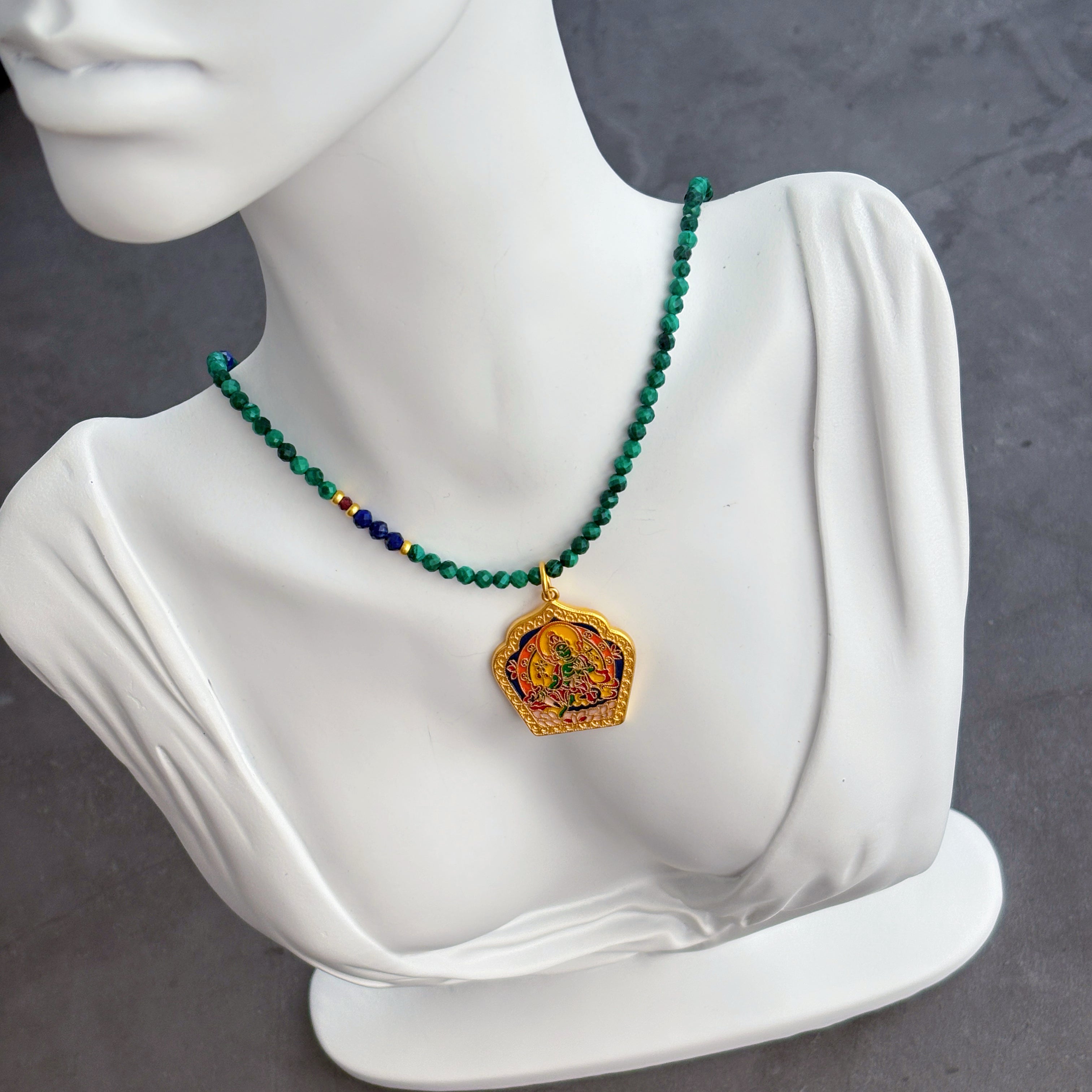 Heart of Compassion Malachite Necklace