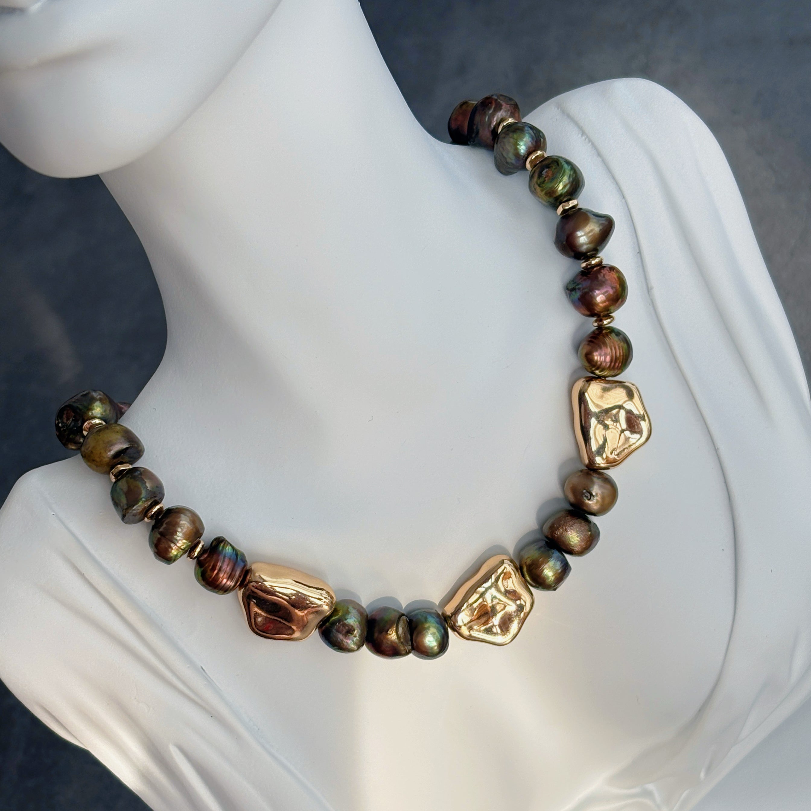 Occult Eye Baroque Pearl Necklace