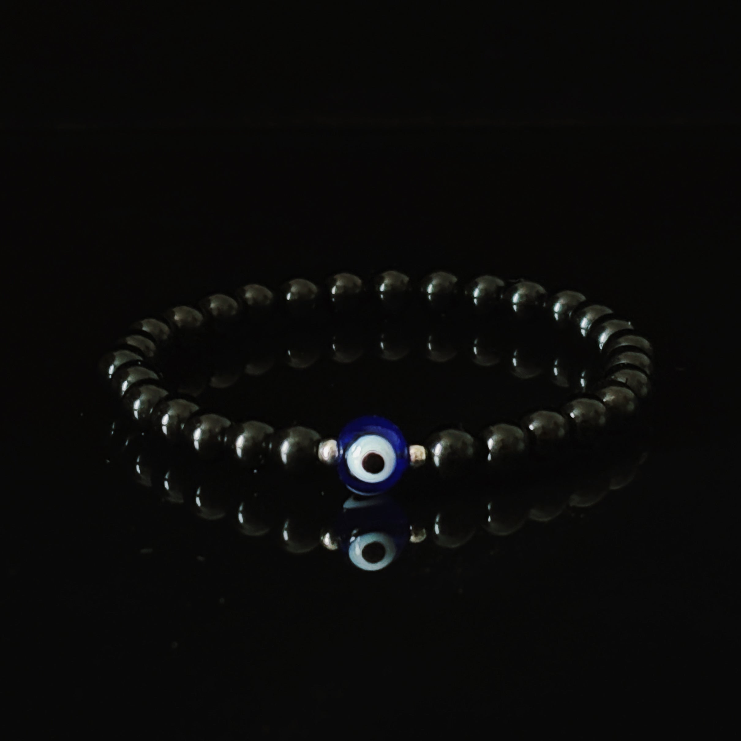 Magic Series Black Eye Guard Howlite Obsidian Protection Bracelet