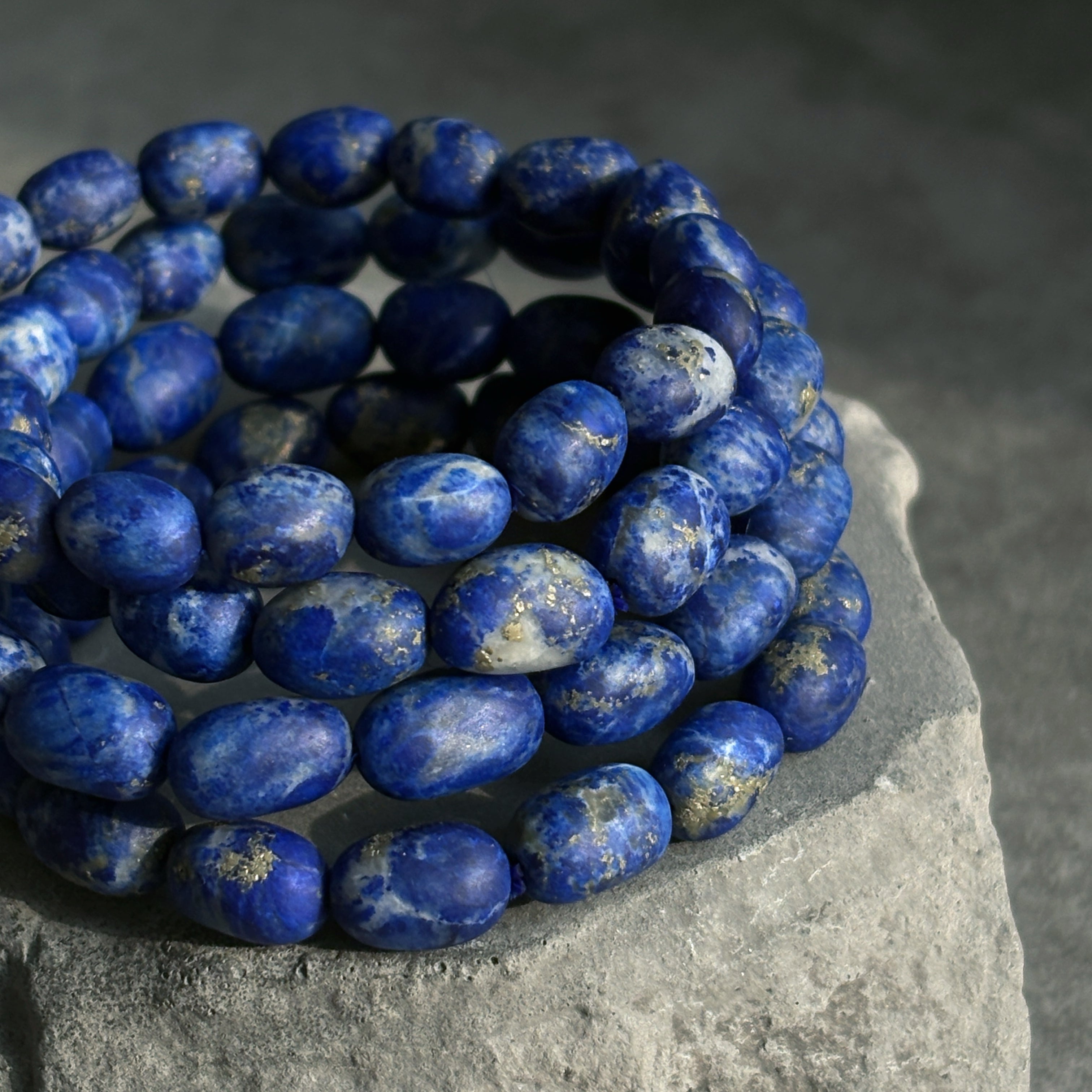 Silk Road Relic Mariners Stone Oval Lapis Lazuli Confidence Bracelet