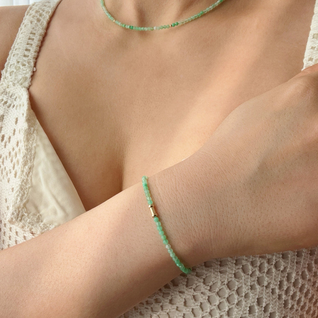 Mint Whisper Australian Jade Renewal Bracelet