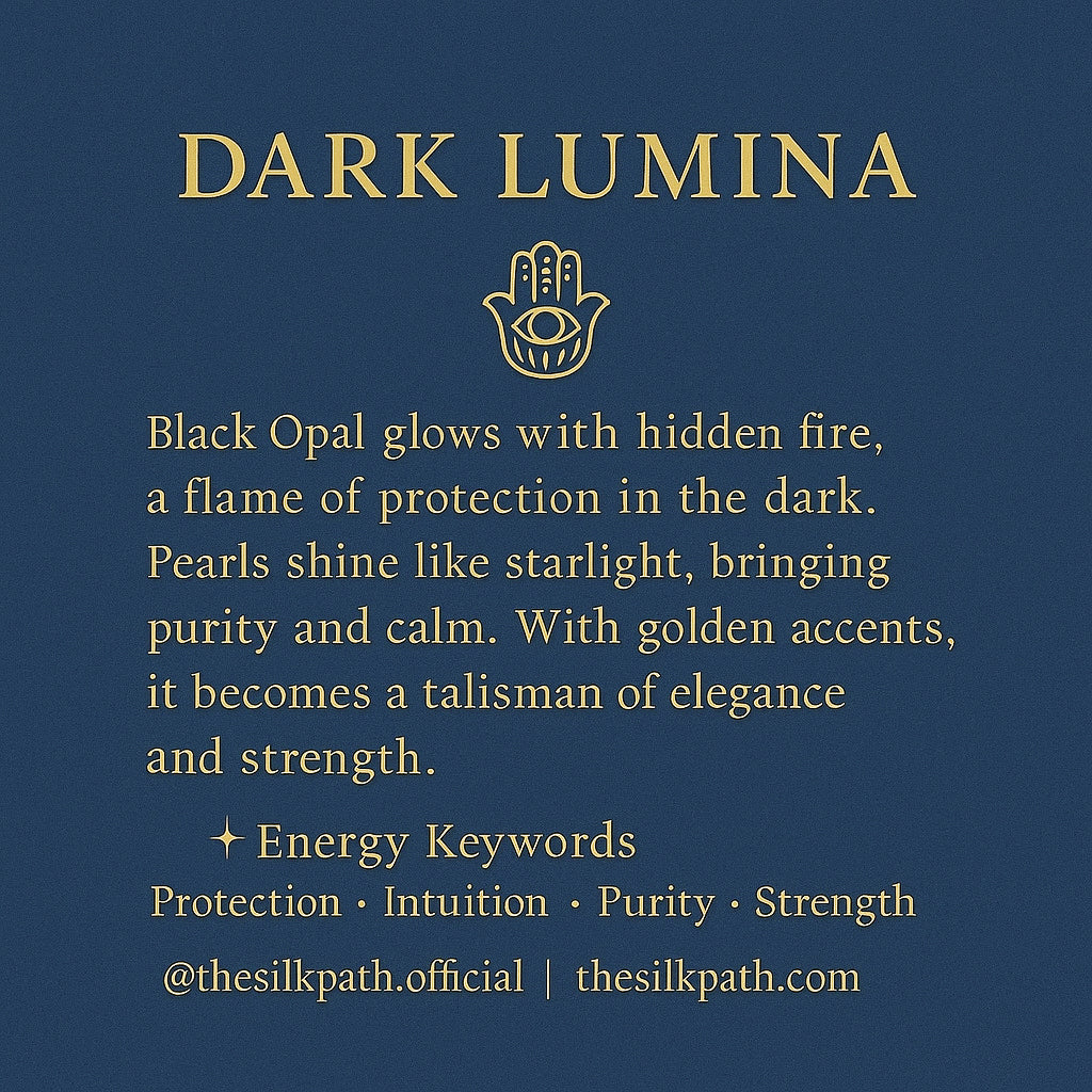 Sentinel Dark Lumina Black Opal Intuition Bracelet