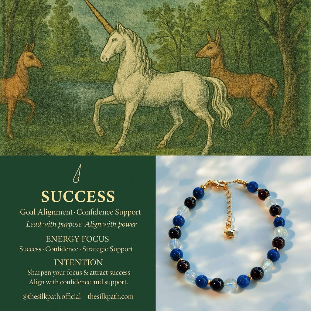 Success Lapis Lazuli Garnet Moonstone Bracelet