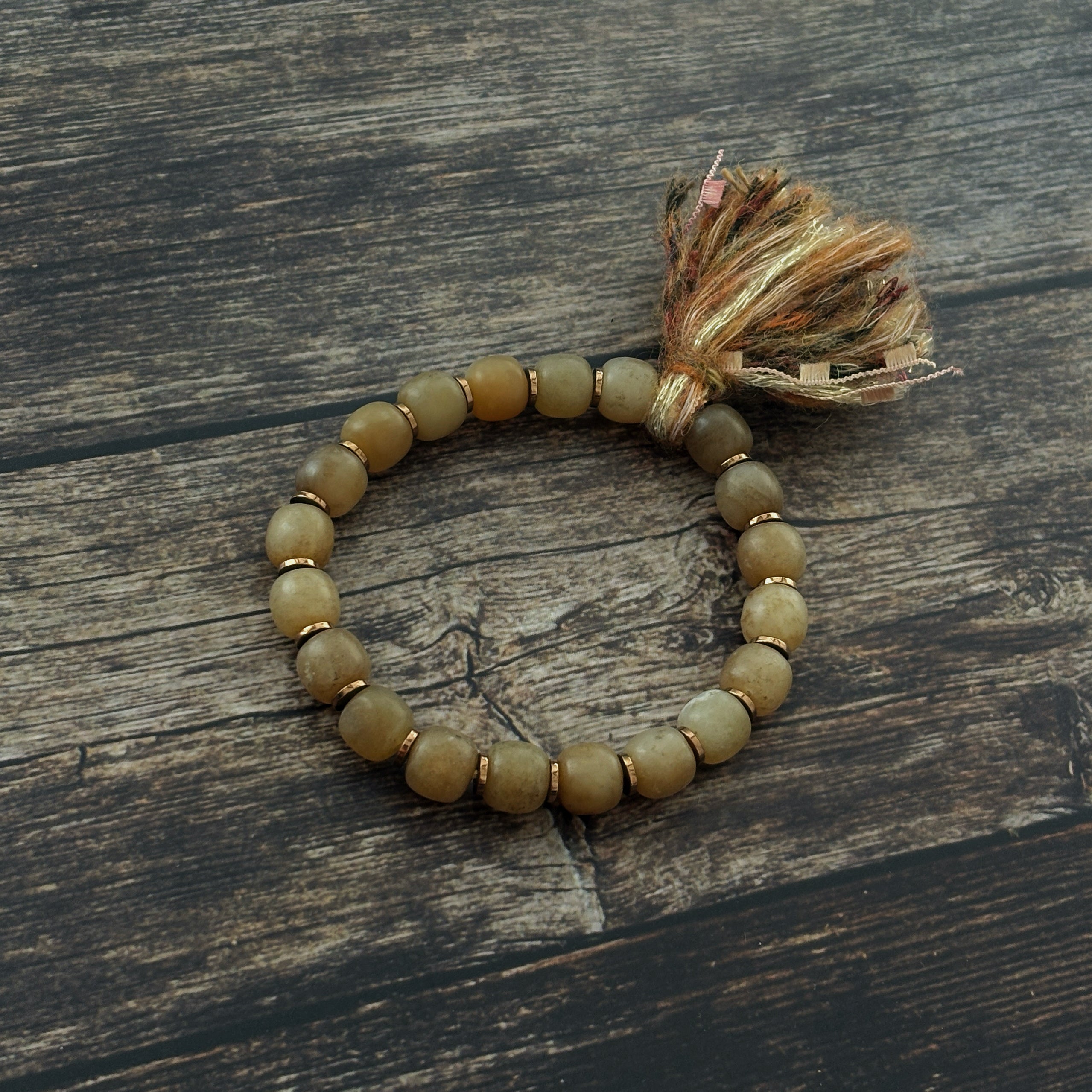 Spring Rebirth Jade Grounding Bracelet