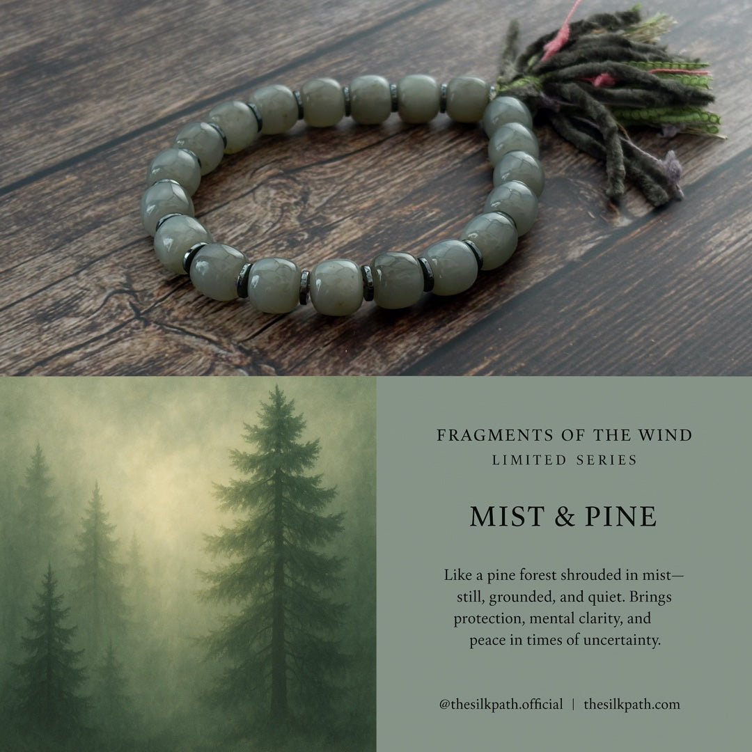 Mist & Pine Calm Jade Bracelet