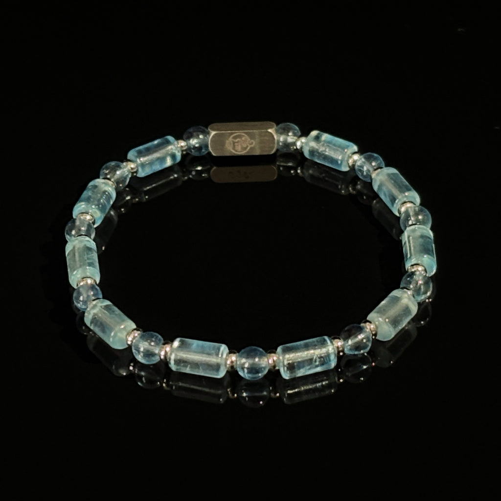 Healing Series Blue Axis Aquamarine Calm Bracelet