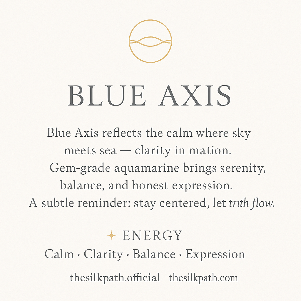 Healing Series Blue Axis Aquamarine Calm Bracelet