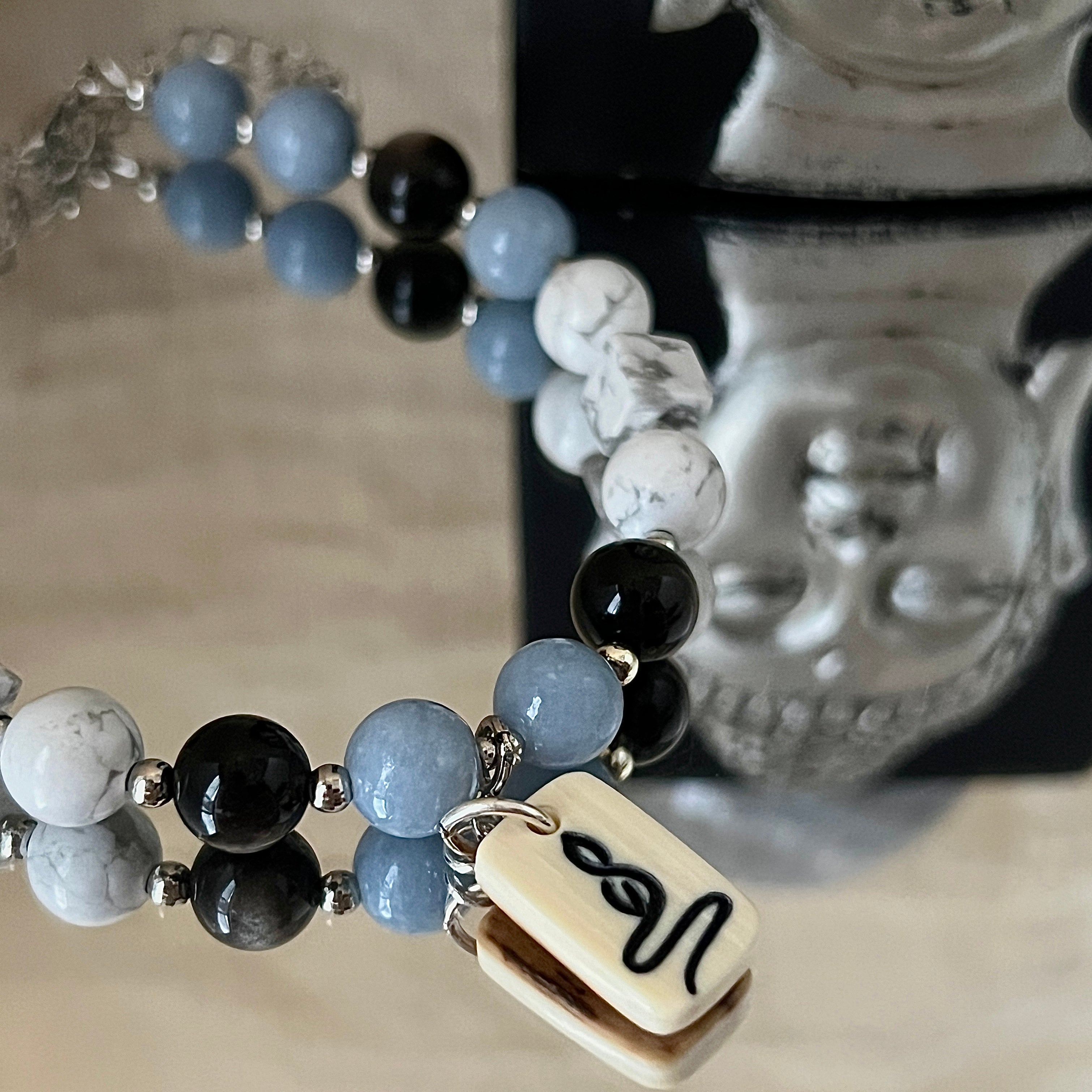 Formless Buddha Angeline Howlite Limitless Self bracelet
