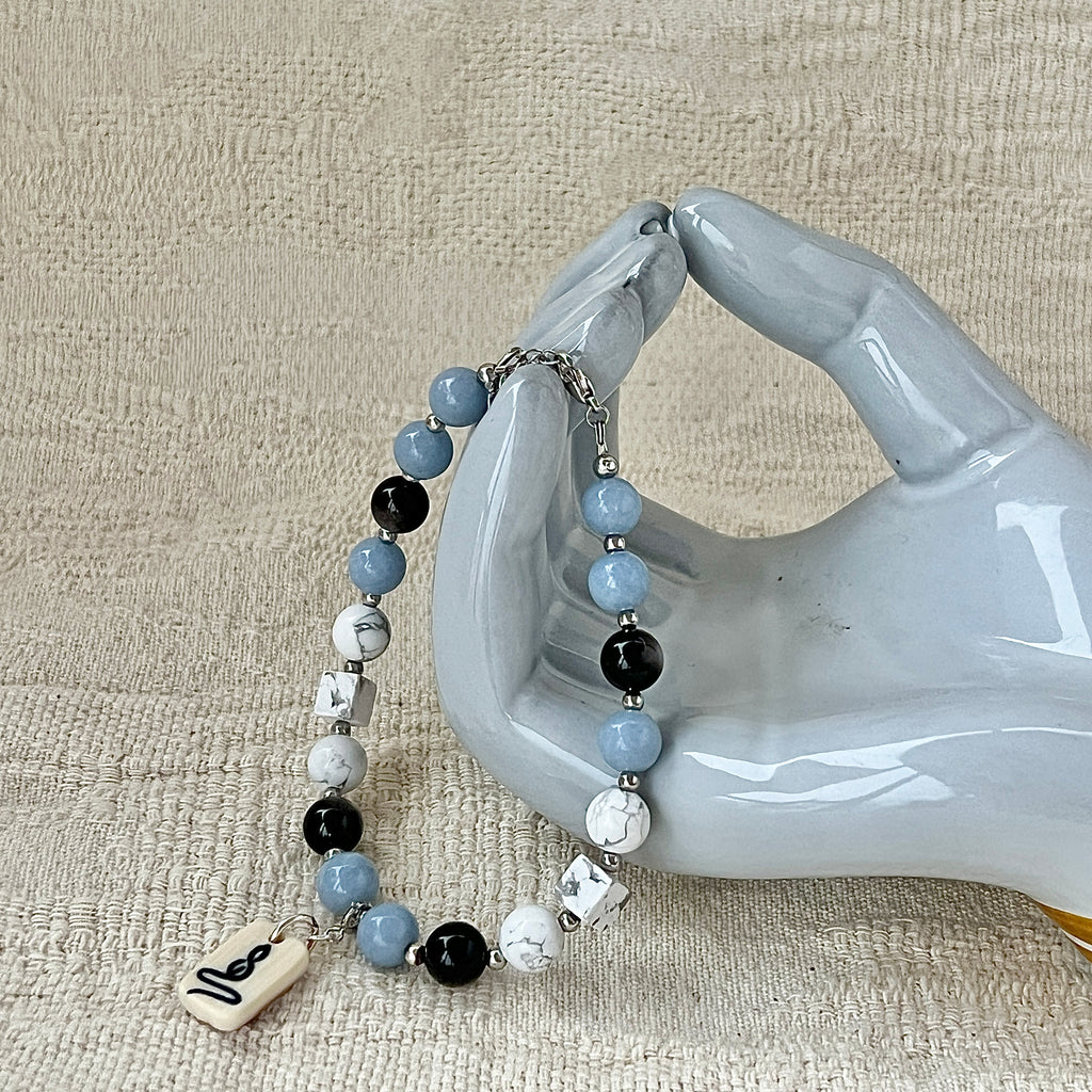 Formless Buddha Angeline Howlite Limitless Self bracelet