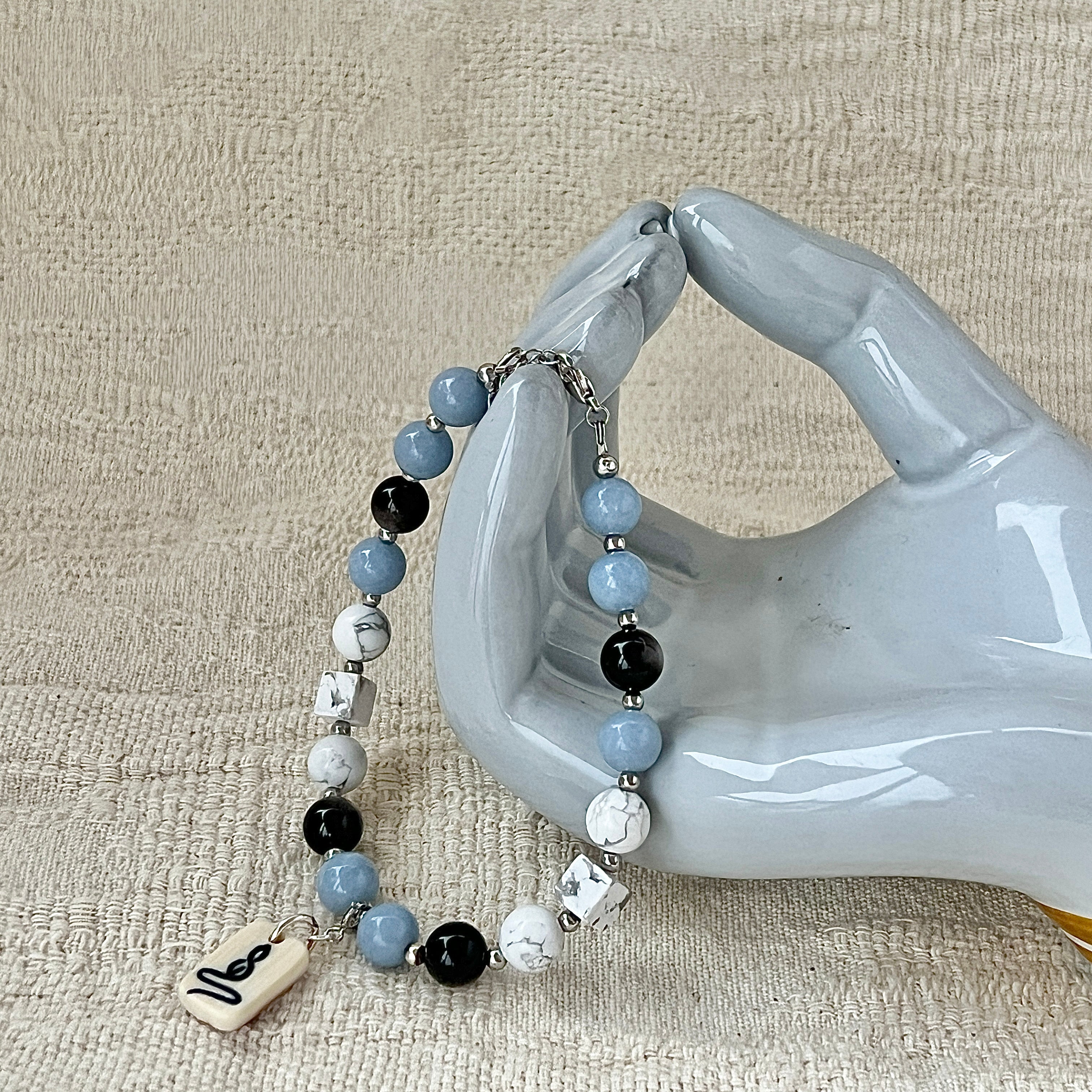 Formless Buddha Angeline Howlite Limitless Self bracelet