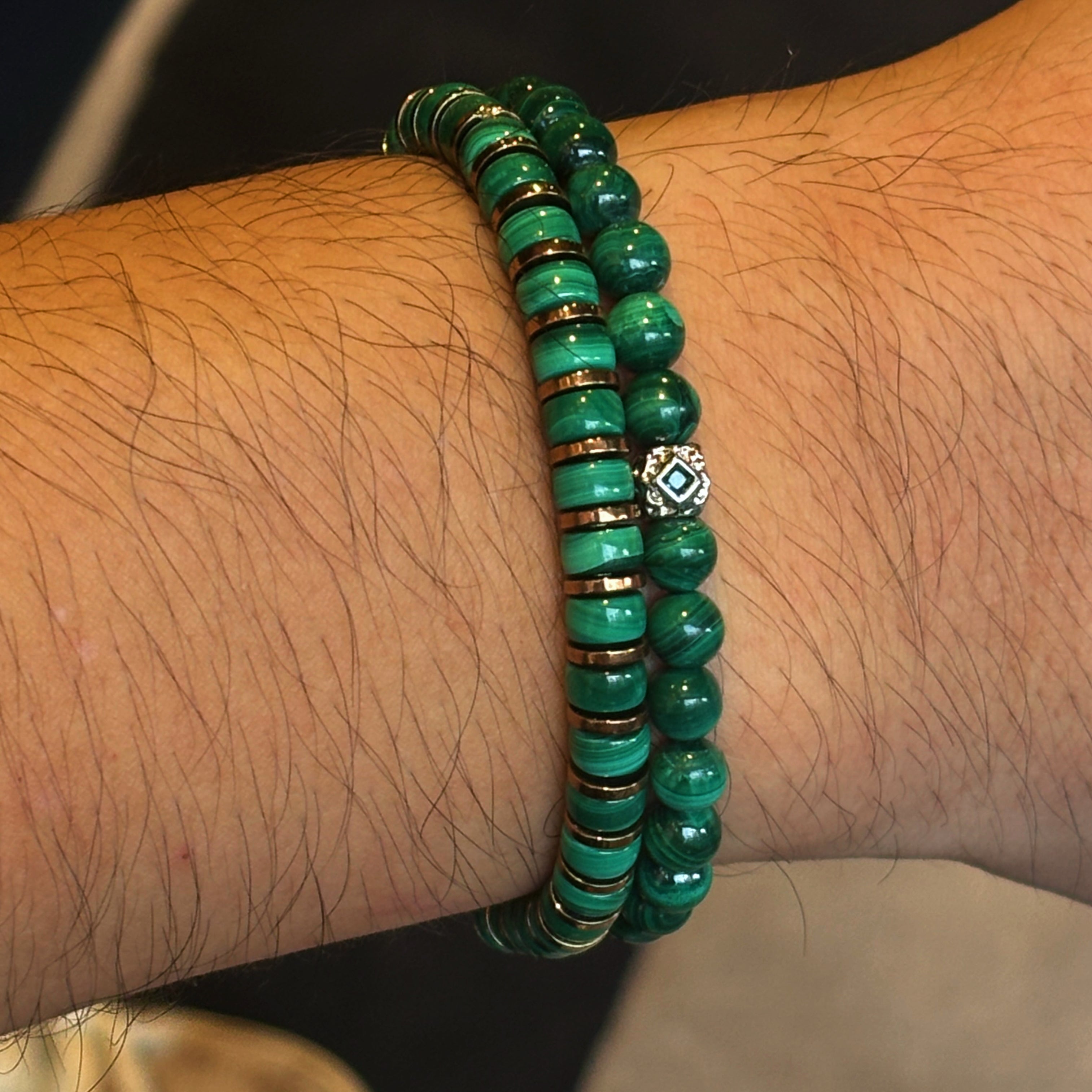 Sentinel Emerald Veil Malachite Transformation Bracelet