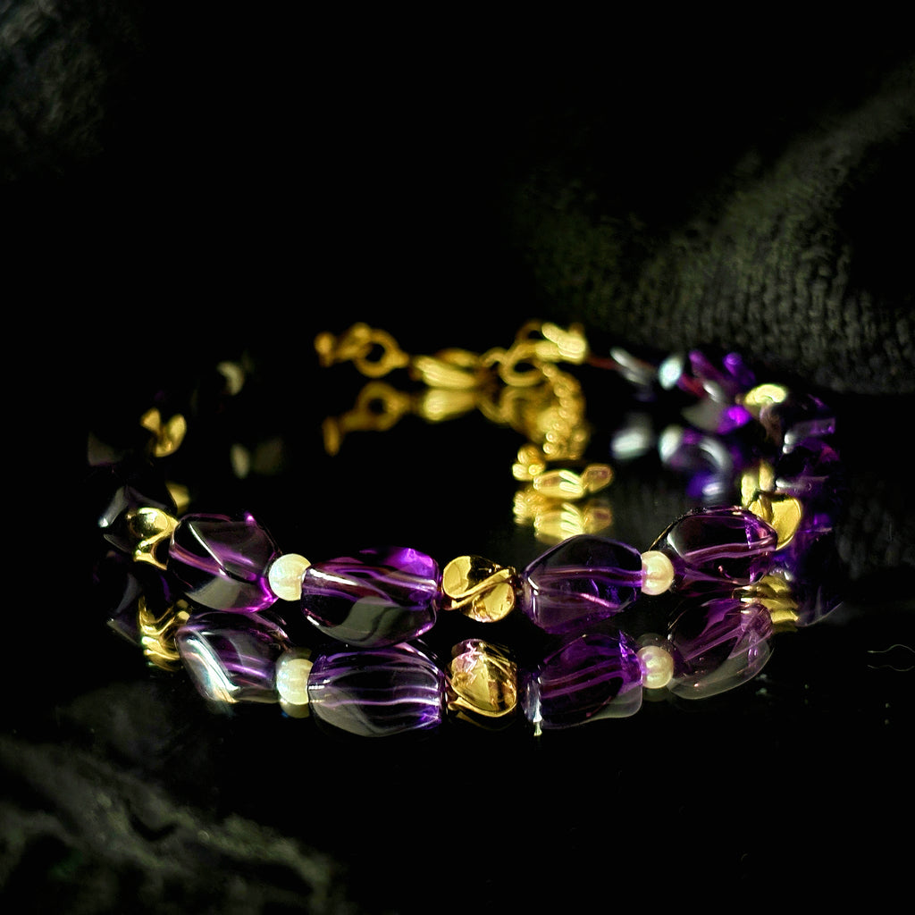 Mystic Light Amethyst Crystal Bracelet