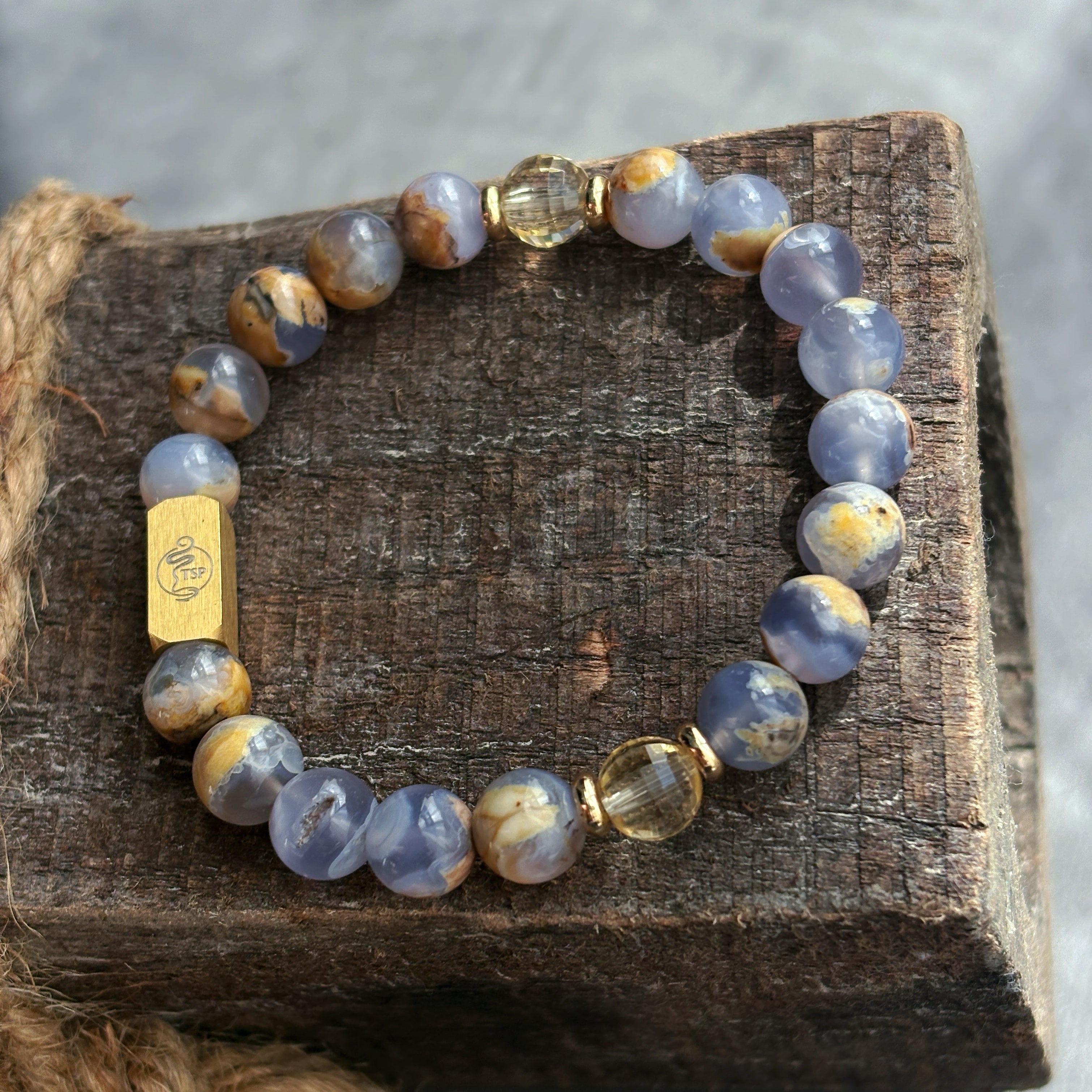 Forgotten Palmyra Chalcedony Spiritual Connection Bracelet