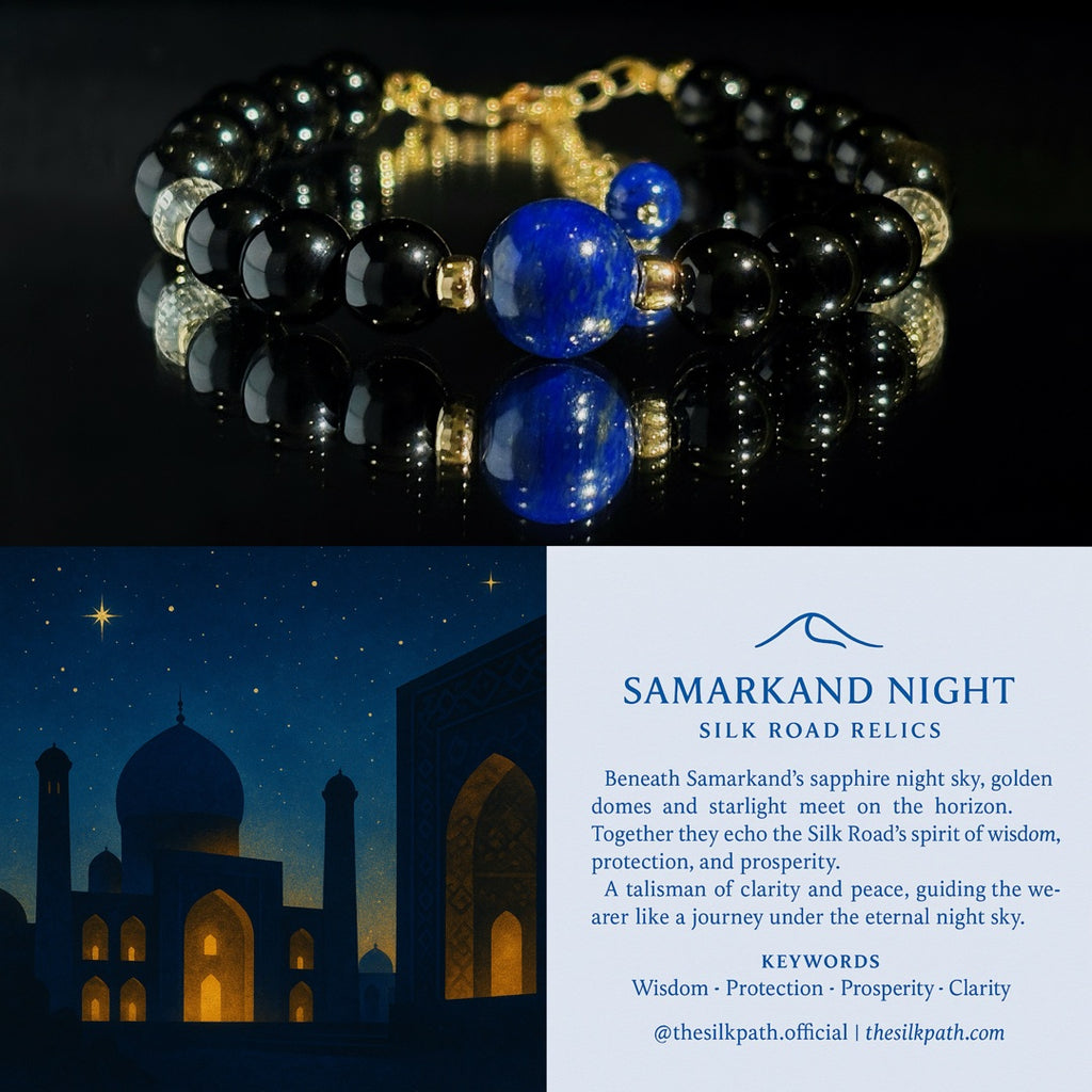 Samarkand Night Golden Obsidian Wisdom bracelet