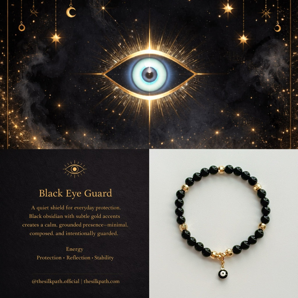 Black Eye Guard Obsidian Evil Eye Bracelet
