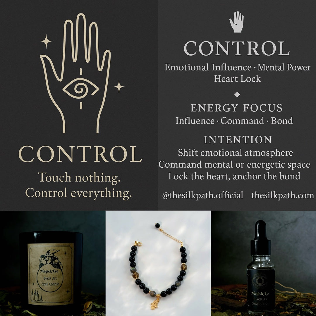 Control Bracelet Obsidian Labradorite Smoky Quartz Bracelet