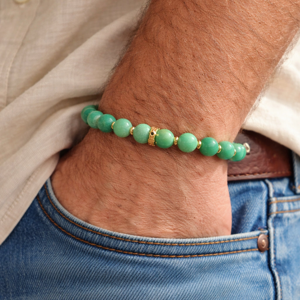Silk Road Relic Emerald Crest Australian Jade Prosperity Bracelet