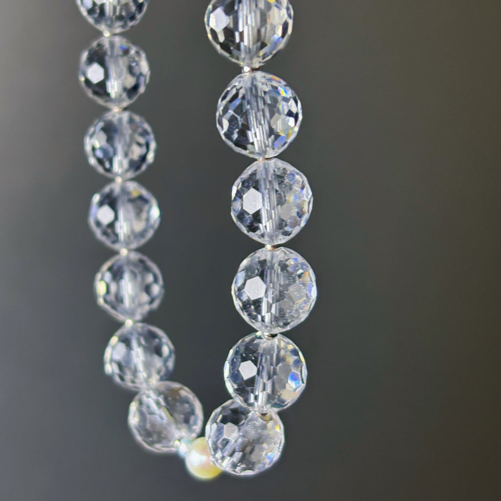 Oracle Ascendant Clear Quartz Pearl Awareness Necklace