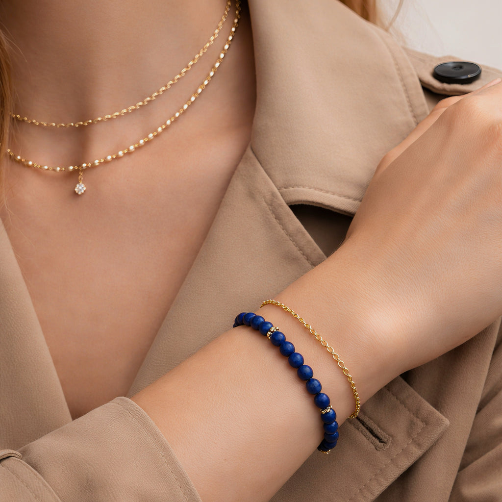 Silk Road Relic Starlit Lapis Lazuli Intuition Bracelet