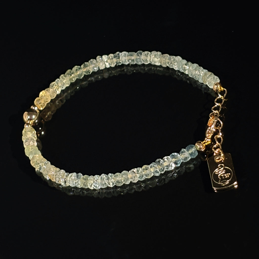 Luminous Bound by Light Eternal Vow Morganite Couple Bracelets