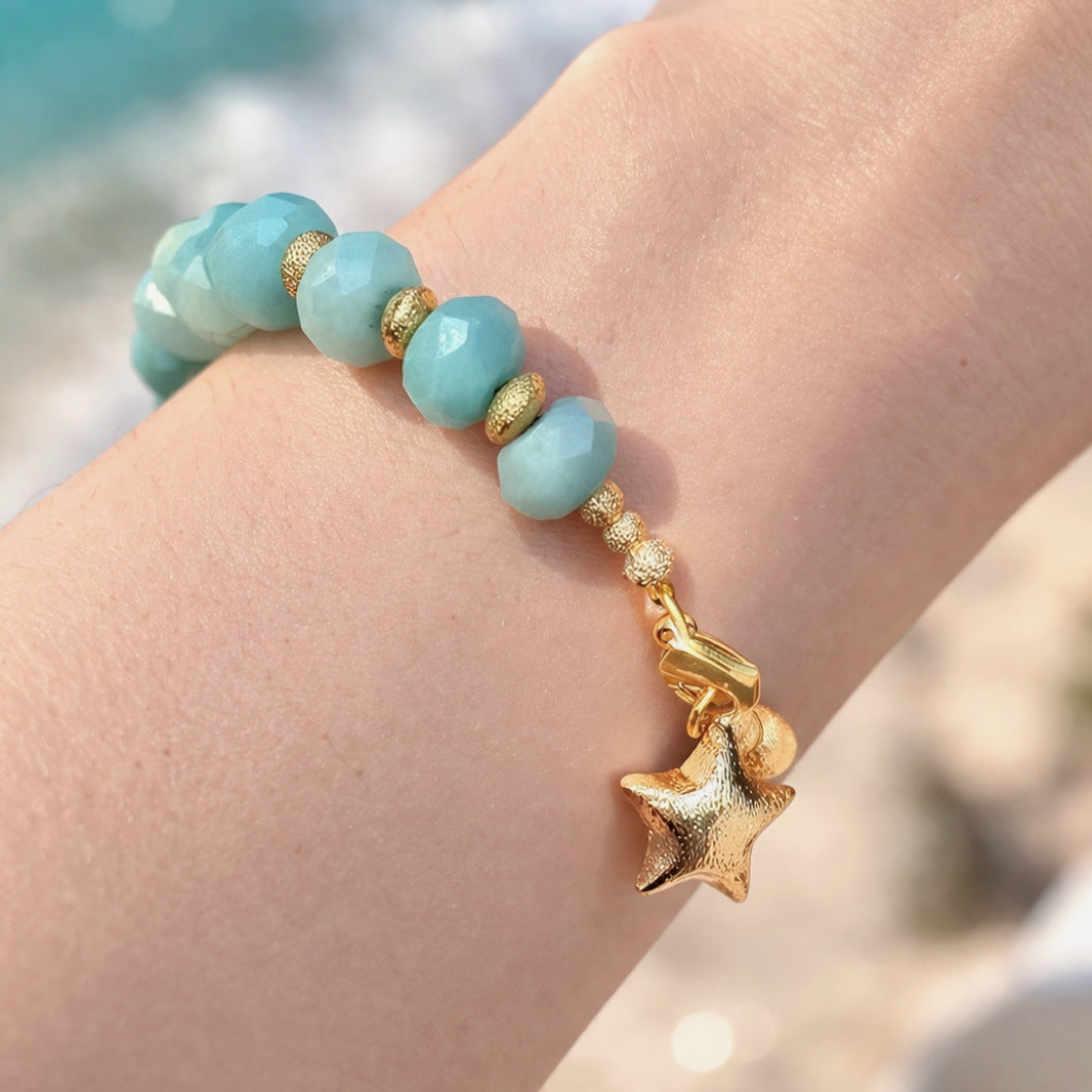 Magic Series Ocean Star Faceted Amazonite Serenity Bracelet
