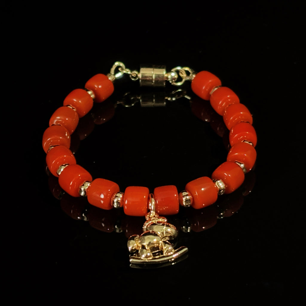 Healing Series Fairy Steed Red Agate Inner Child Bracelet
