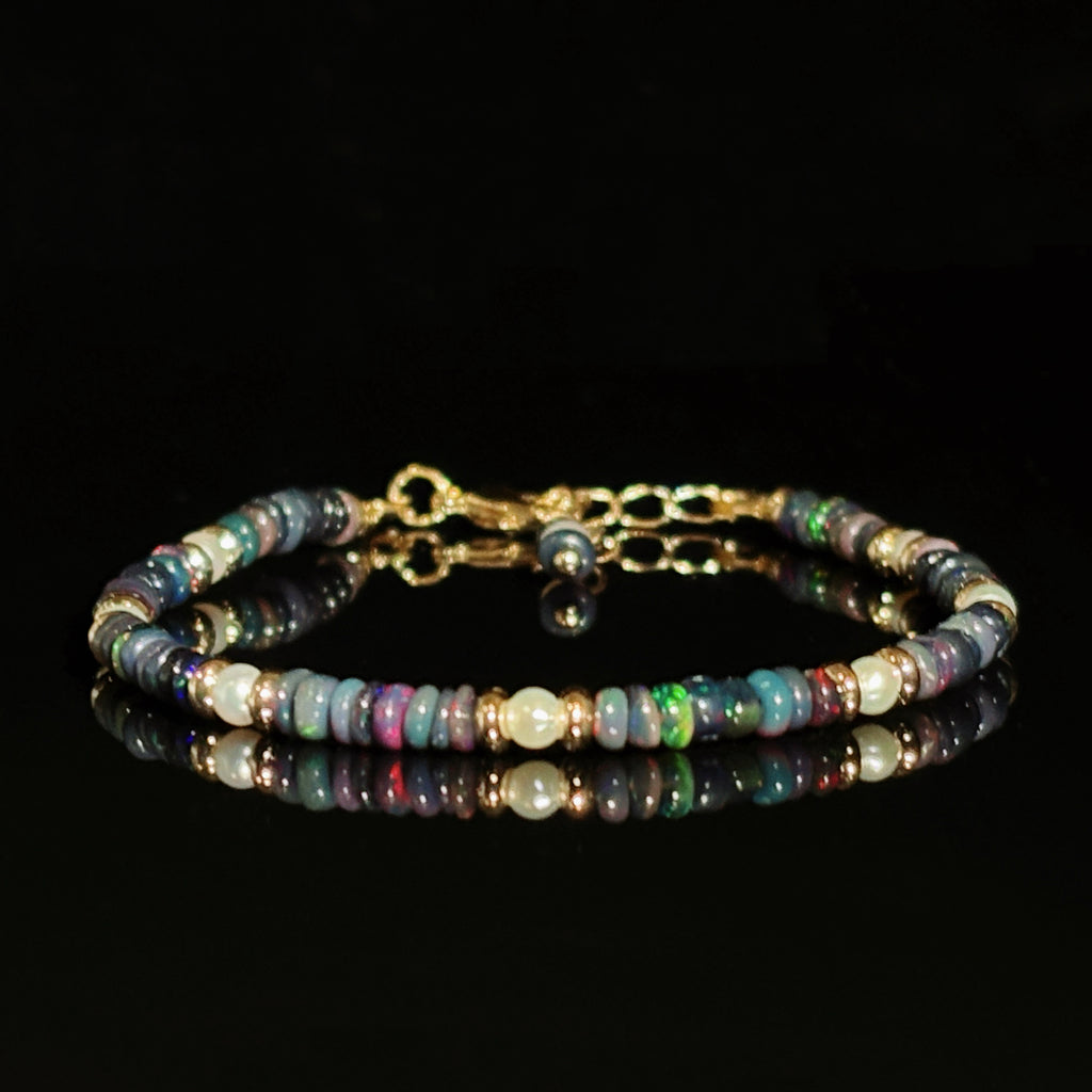 Sentinel Dark Lumina Black Opal Intuition Bracelet